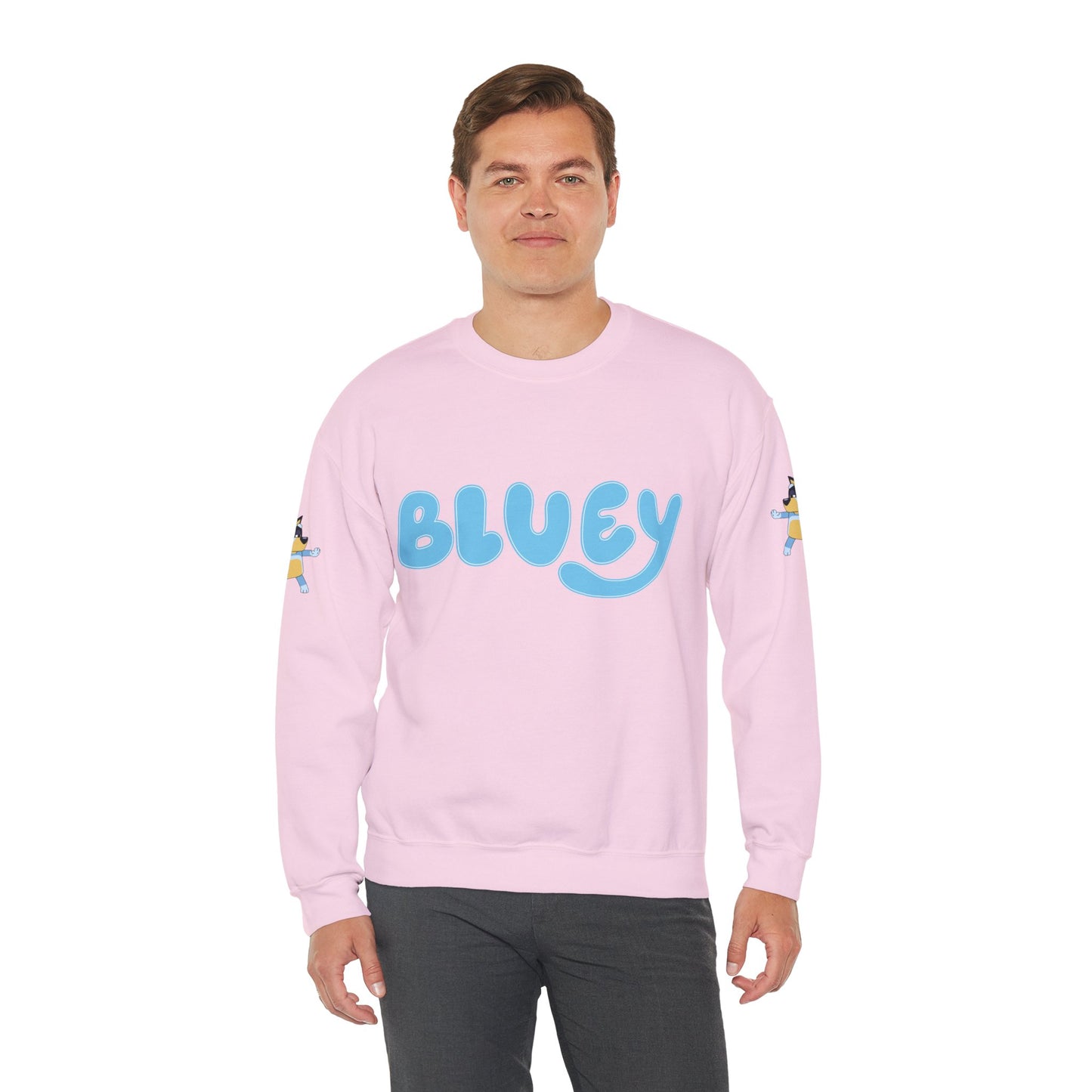 Princess Grace Bluey Unisex Crewneck Sweatshirt Cozy Cartoon Apparel for Kids and Adults