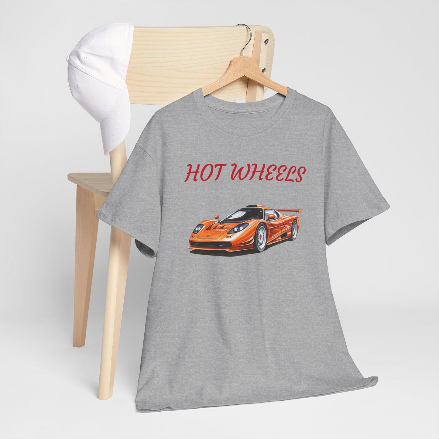 Princess Grace Hot Wheels Unisex Heavy Cotton Tee Vintage Car Graphic T-Shirt for Car Enthusiasts