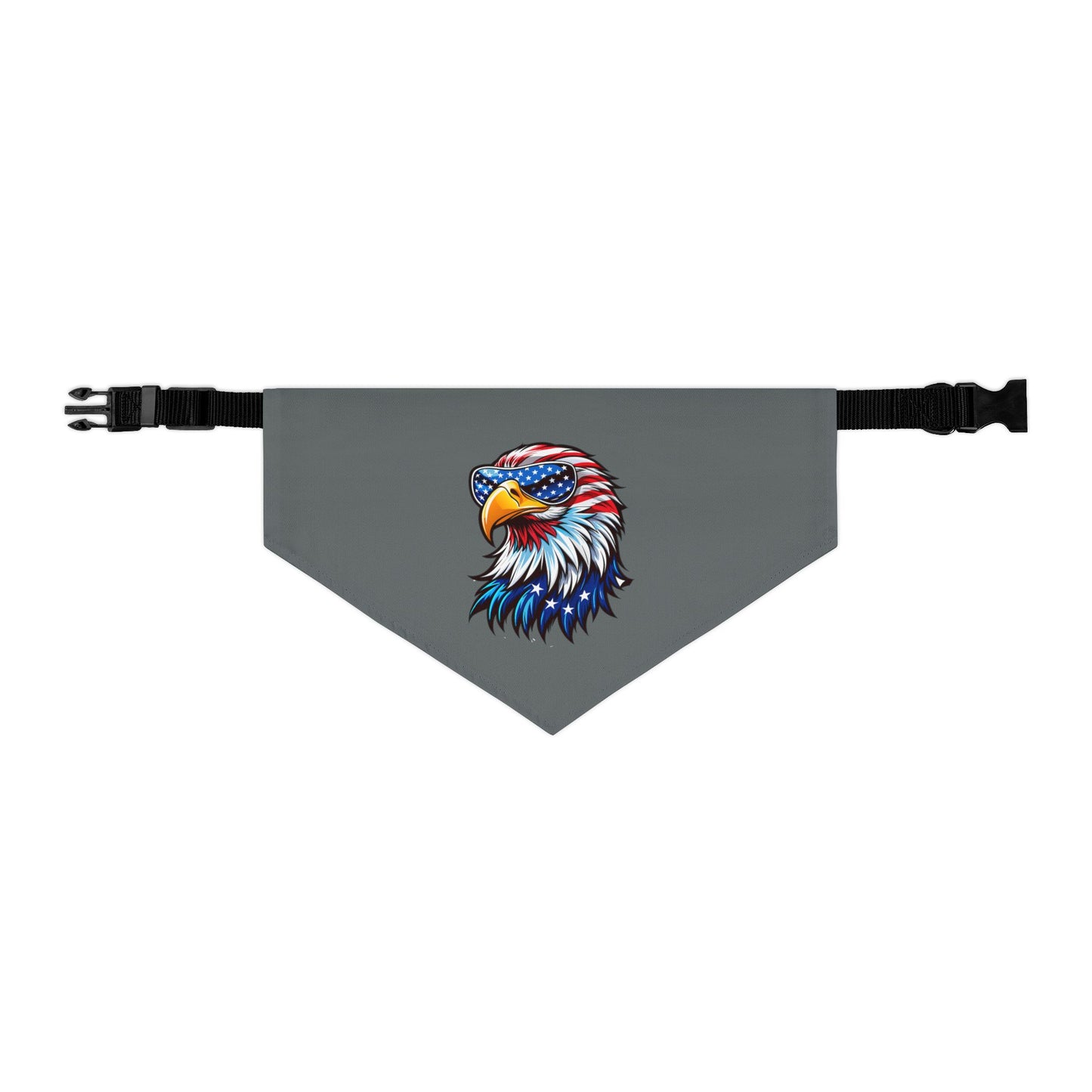 Princess Grace Patriotic Pet Bandana Collar Eagle Design for Dogs