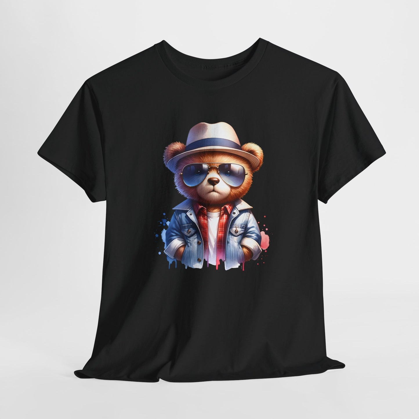 Princess Grace Cool Bear Graphic Unisex Heavy Cotton Tee
