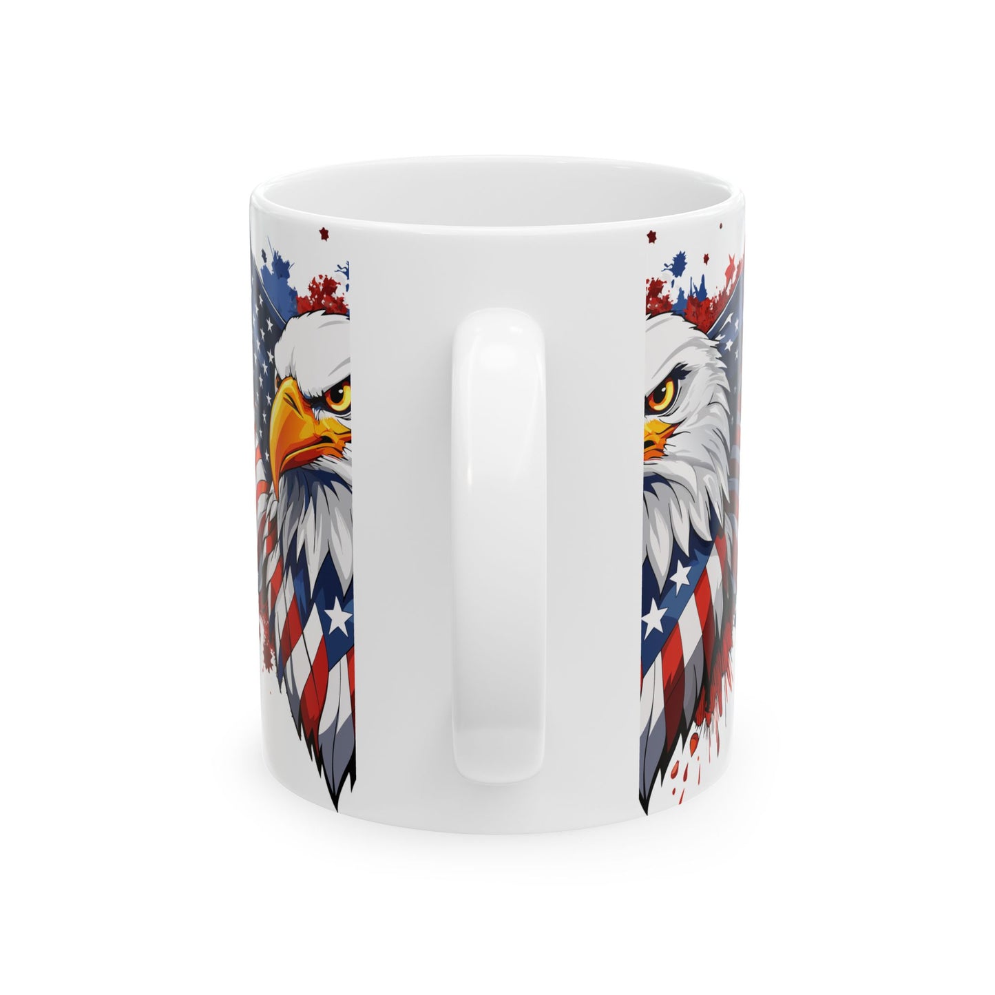 Princess Grace Patriotic Eagle Ceramic Mug 11oz & 15oz