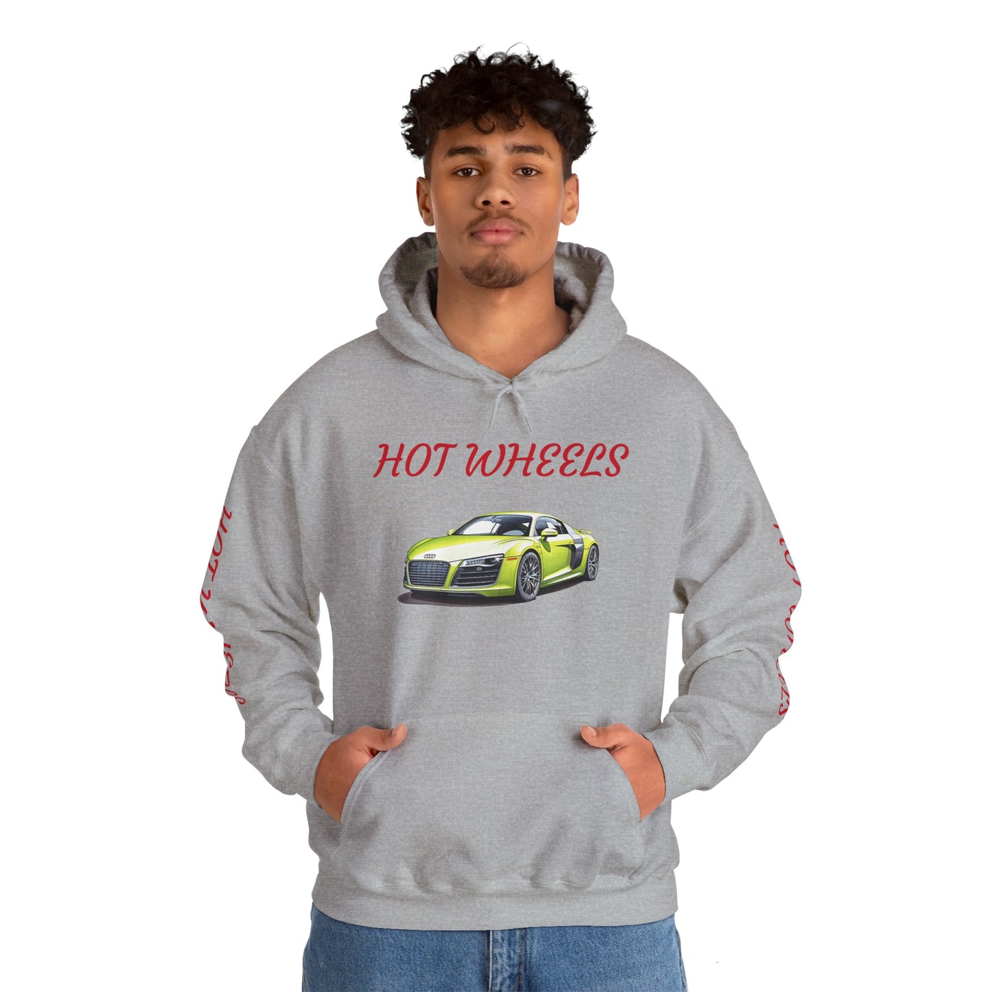 Princess Grace Hot Wheels Unisex Hooded Sweatshirt Cool Car Design for Auto Enthusiasts