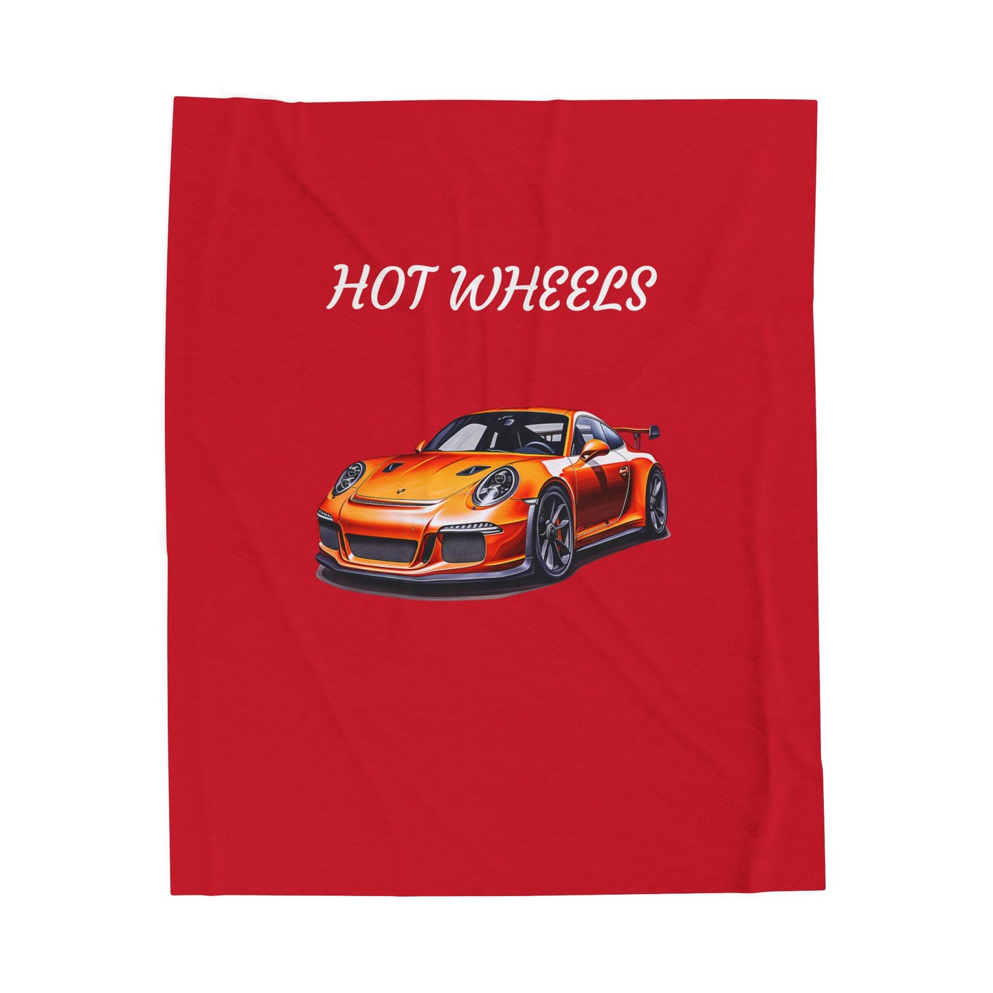 Princess Grace Hot Wheels Velveteen Plush Blanket Cozy Car Themed Throw for Kids and Car Enthusiasts