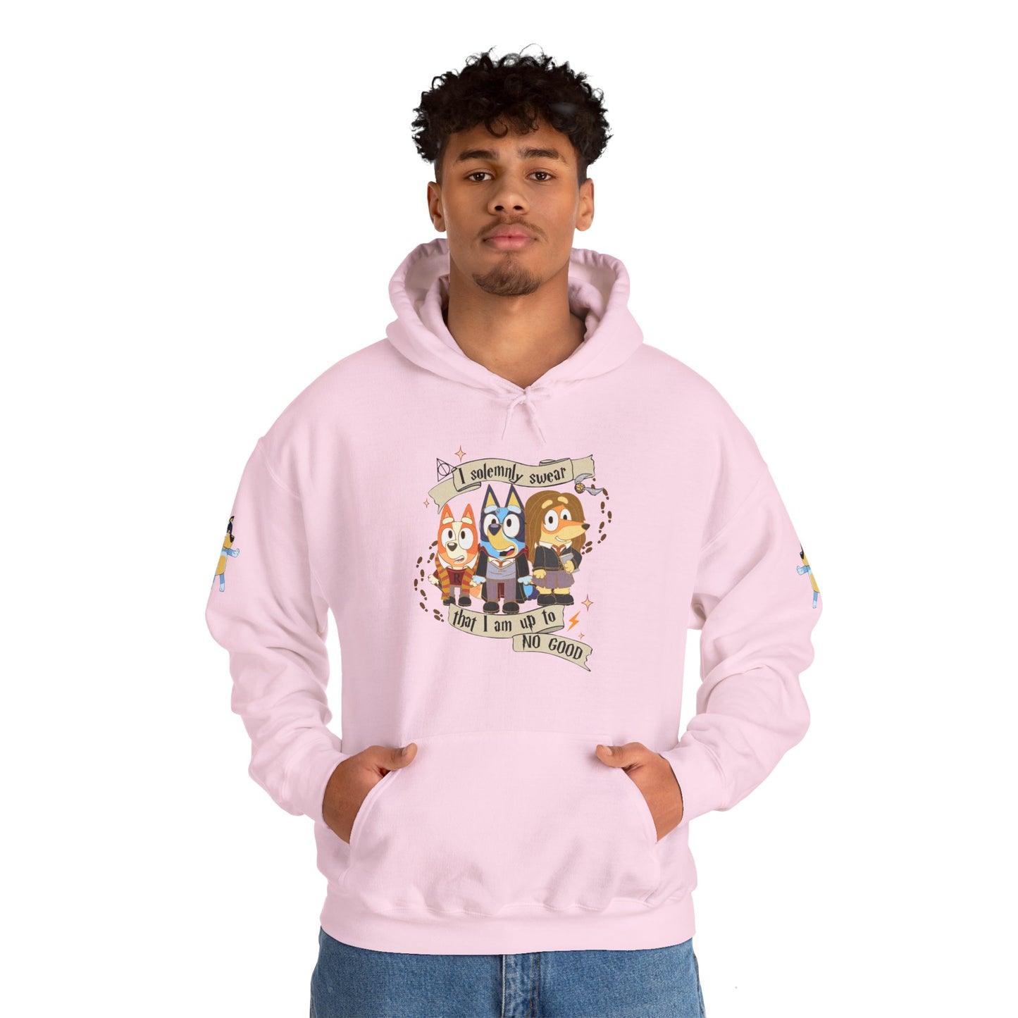 Princess Grace Bluey I Sincerely Sweet! Unisex Heavy Blend Hooded Sweatshirt for Fun Loving Fans