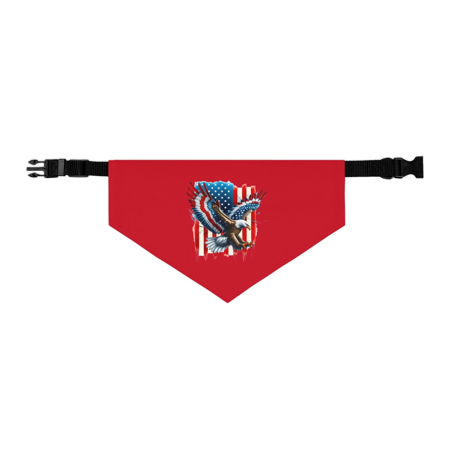 Princess Grace Patriotic Pet Bandana Collar USA Flag Design for Dogs