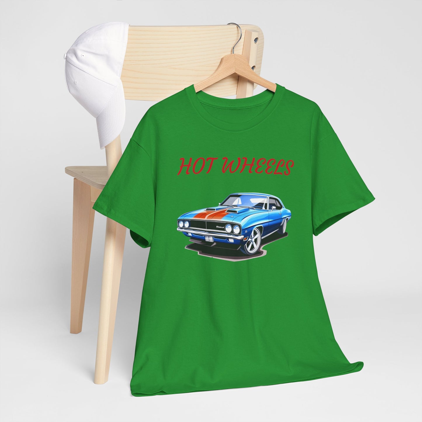 Princess Grace Hot Wheels Unisex Heavy Cotton Tee Classic Car Graphic Tee for Auto Enthusiasts