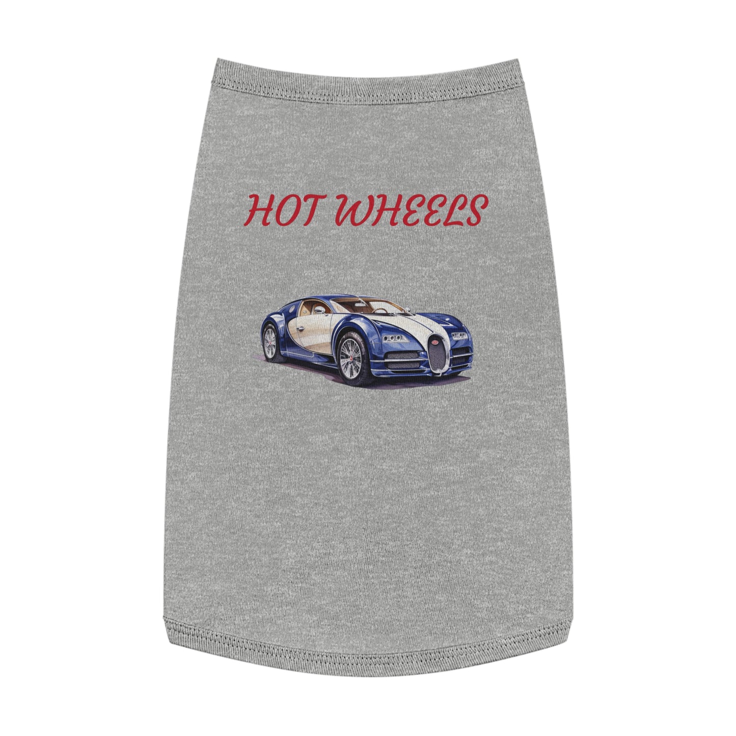 Princess Grace Hot Wheels Pet Tank Top for Car Lovers Stylish Dog Apparel