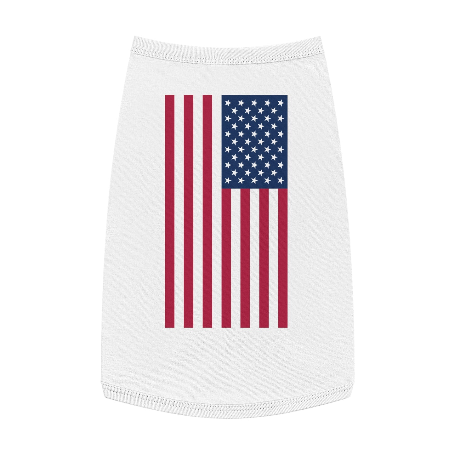 Princess Grace American Flag Pet Tank Top Comfortable Patriotic Apparel for Dogs
