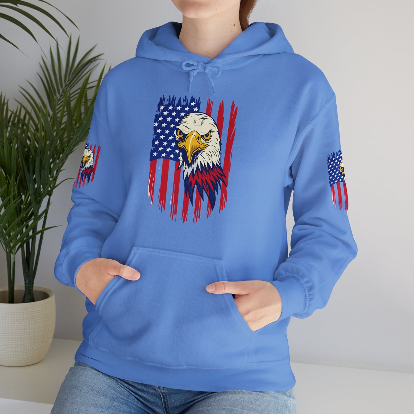 Princess Grace Patriotic Eagle Unisex Heavy Blend Hoodie