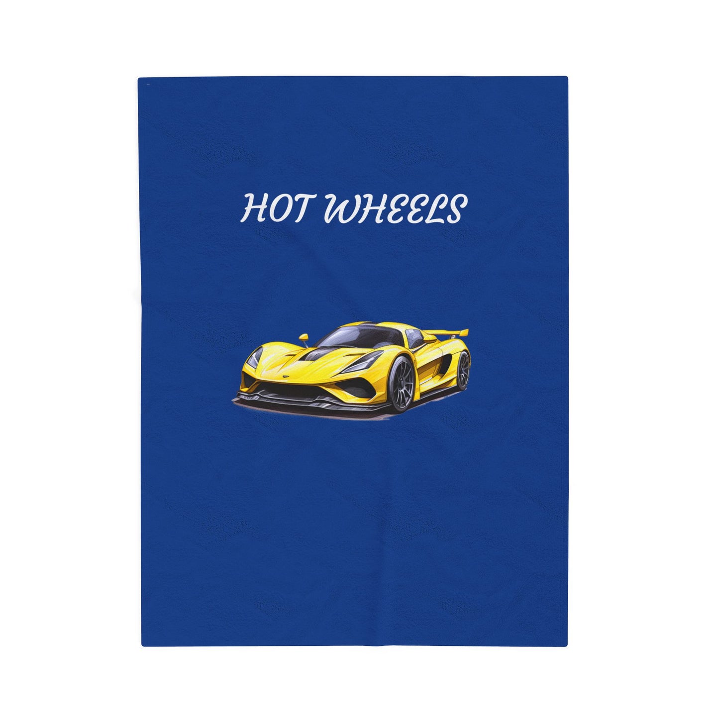 Princess Grace Hot Wheels Velveteen Plush Blanket Cozy Car Themed Throw for Kids & Enthusiasts