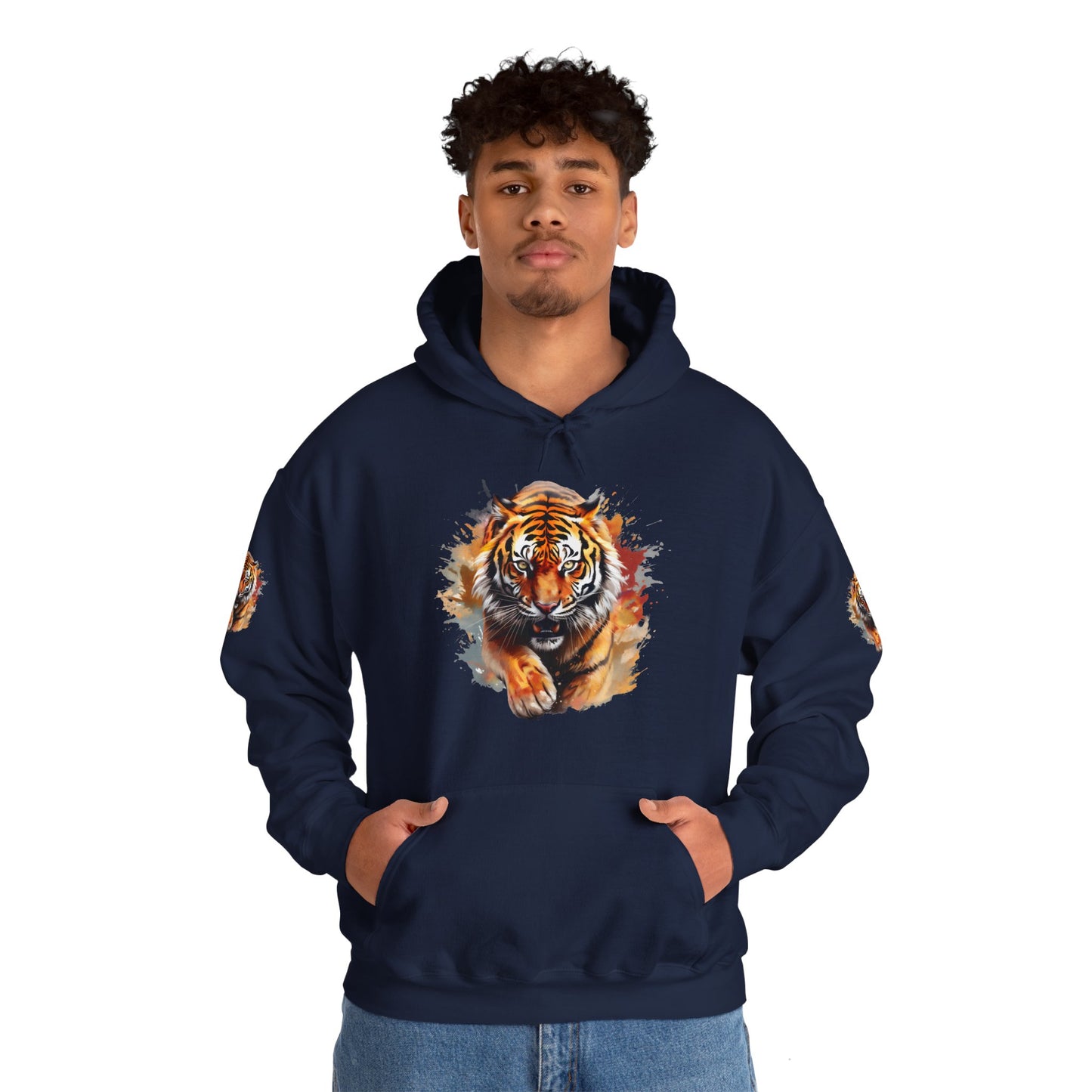 Princess Grace Fierce Tiger Graphic Unisex Heavy Blend Hoodie