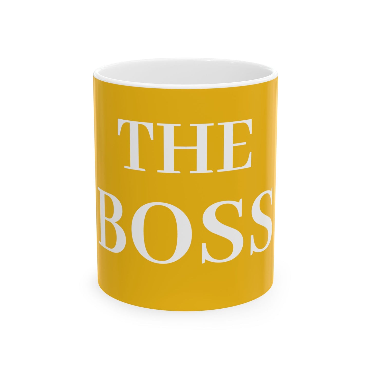 Princess Grace The Boss Yellow Ceramic Mug Perfect Gift for Leaders and Entrepreneurs