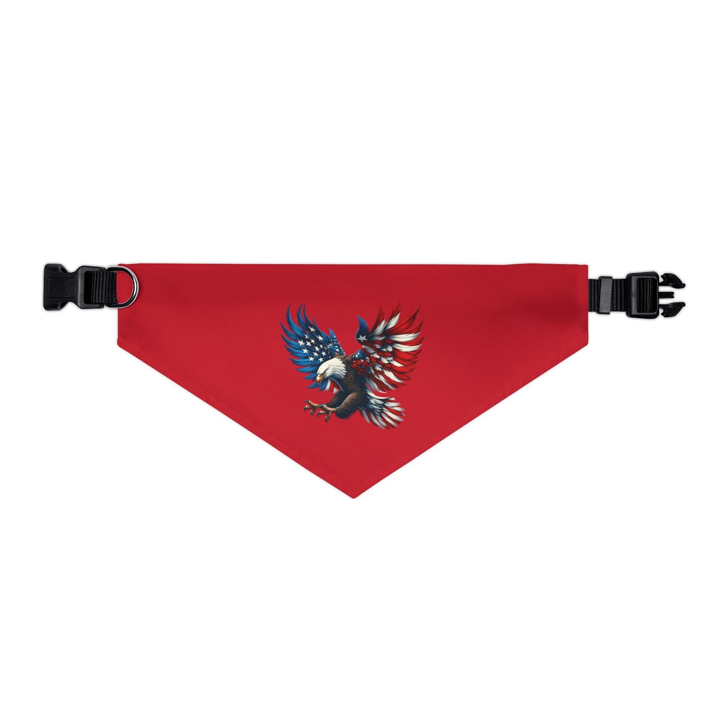 Princess Grace Patriotic Pet Bandana Collar American Eagle Design for Dogs