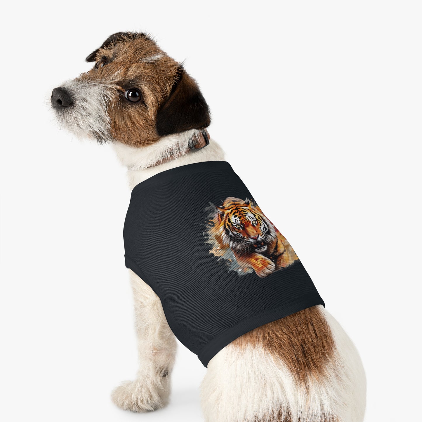 Princess Grace CUTE Wild Tiger Pet Tank Top Stylish Animal Print for Trendy Pets