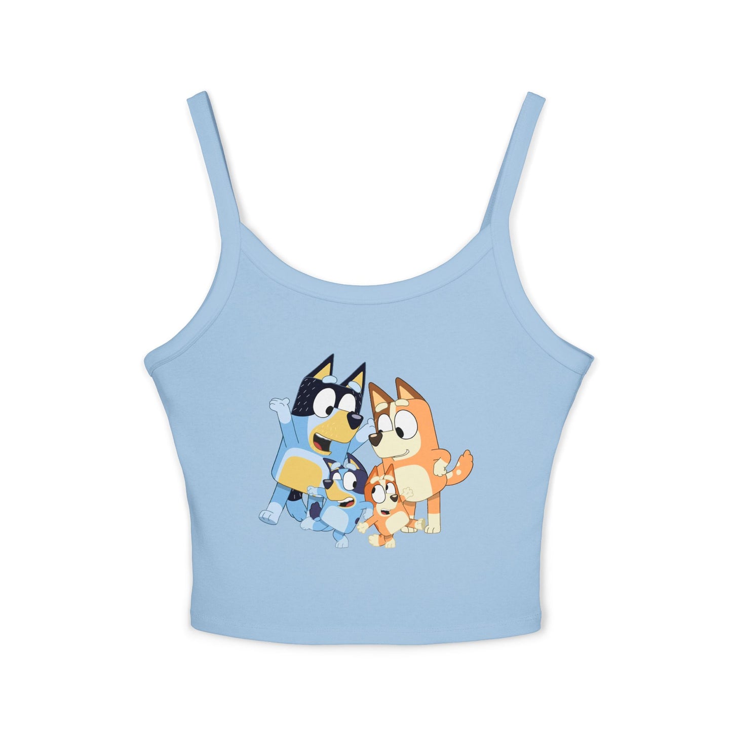 Princess Grace Bluey Cute Cartoon Women's Spaghetti Strap Tank Top