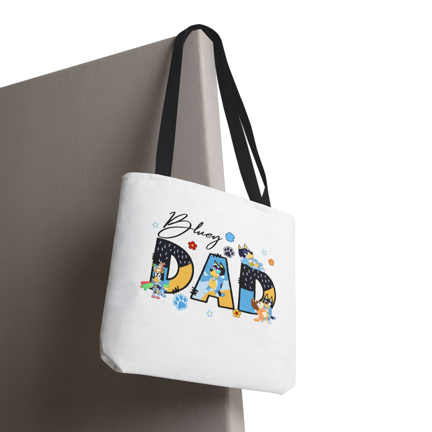 Princess Grace Bluey Dad Tote Bag Fun & Playful Accessory for Dog Lovers