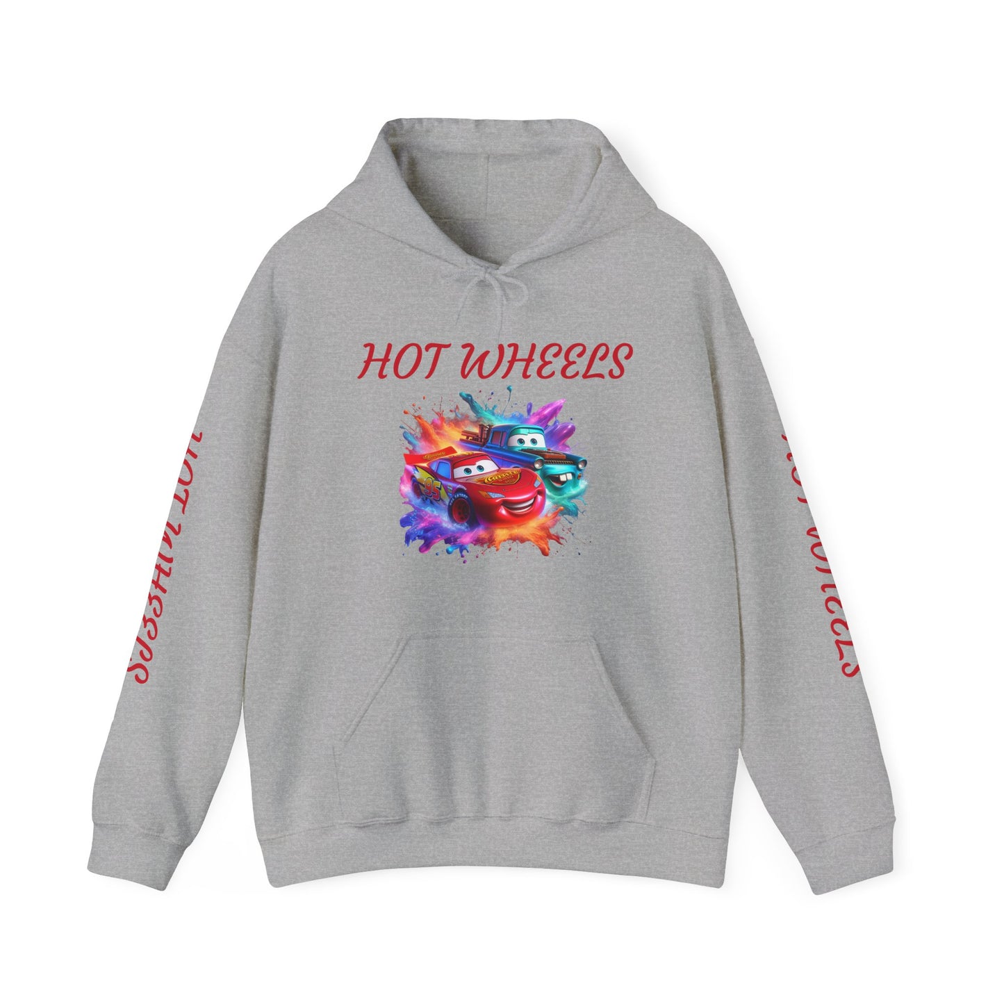 Princess Grace Cool Hot Wheels Unisex Hooded Sweatshirt Perfect for Car Enthusiasts