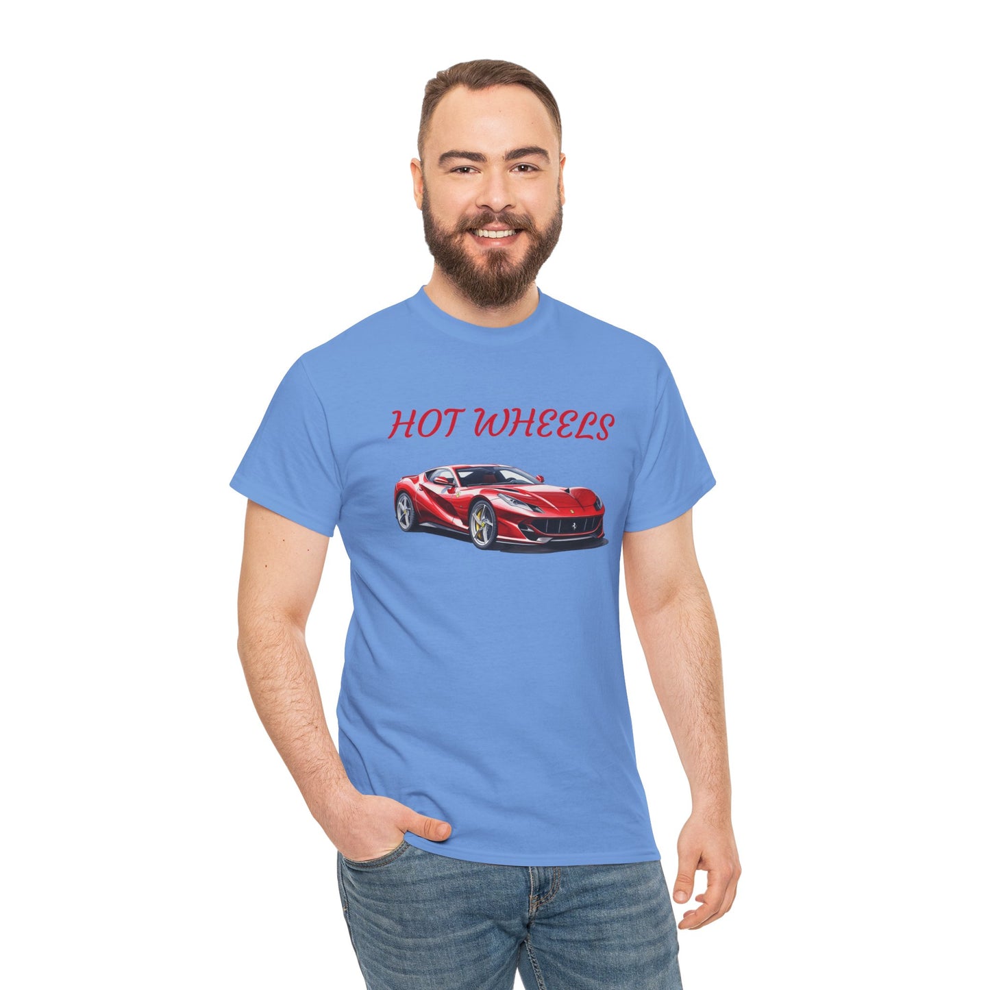Princess Grace Hot Wheels Unisex Heavy Cotton Tee Car Lovers Graphic T-Shirt