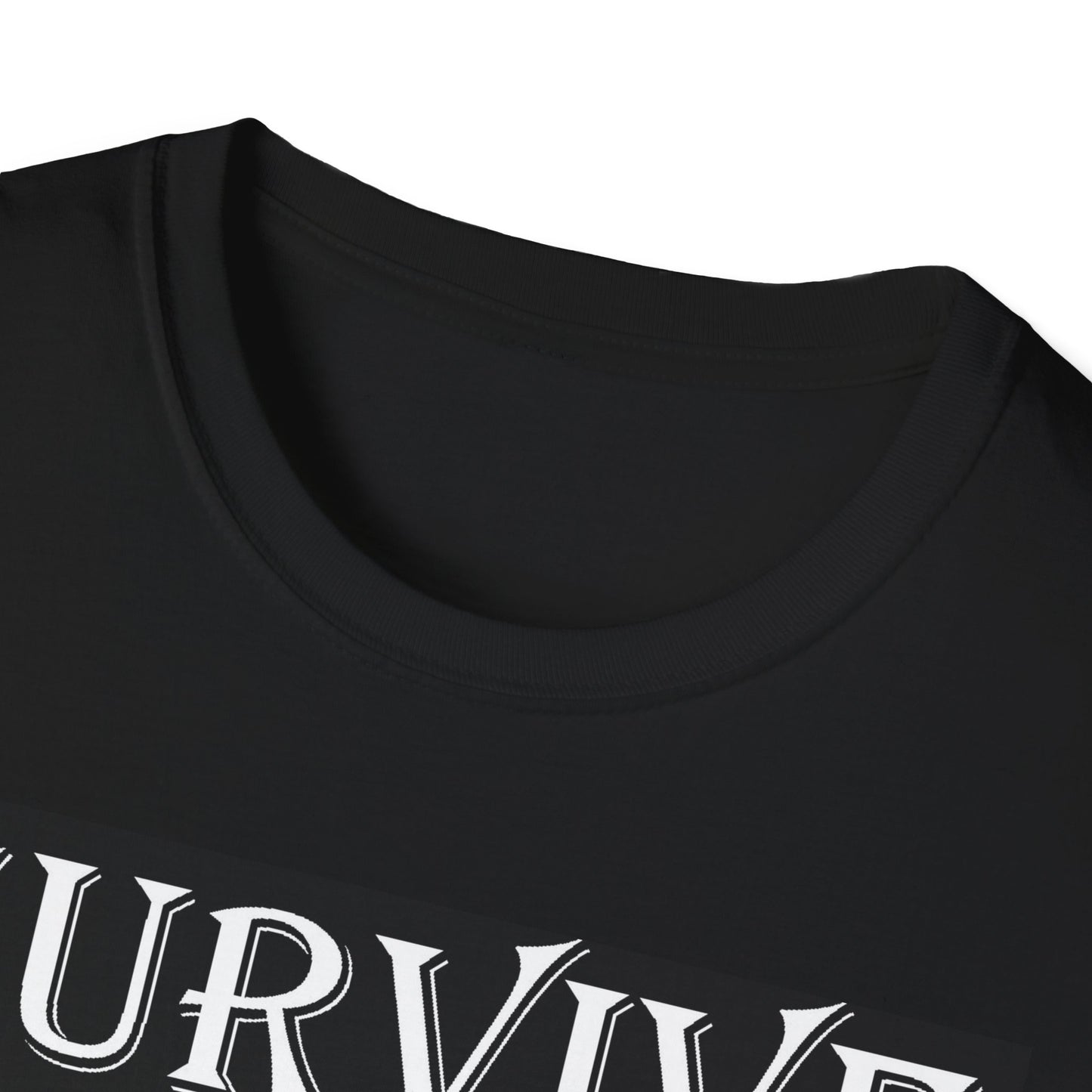 Princess Grace Survive Animal Graphic Unisex Softstyle T-Shirt Cute Tiger Design