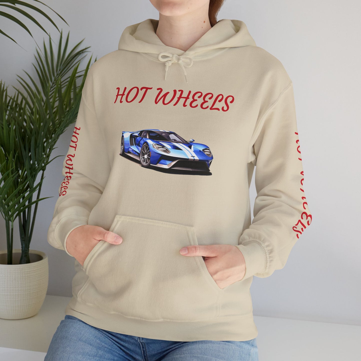 Princess Grace Hot Wheels Unisex Heavy Blend Hoodie Sporty Car Design for Car Enthusiasts
