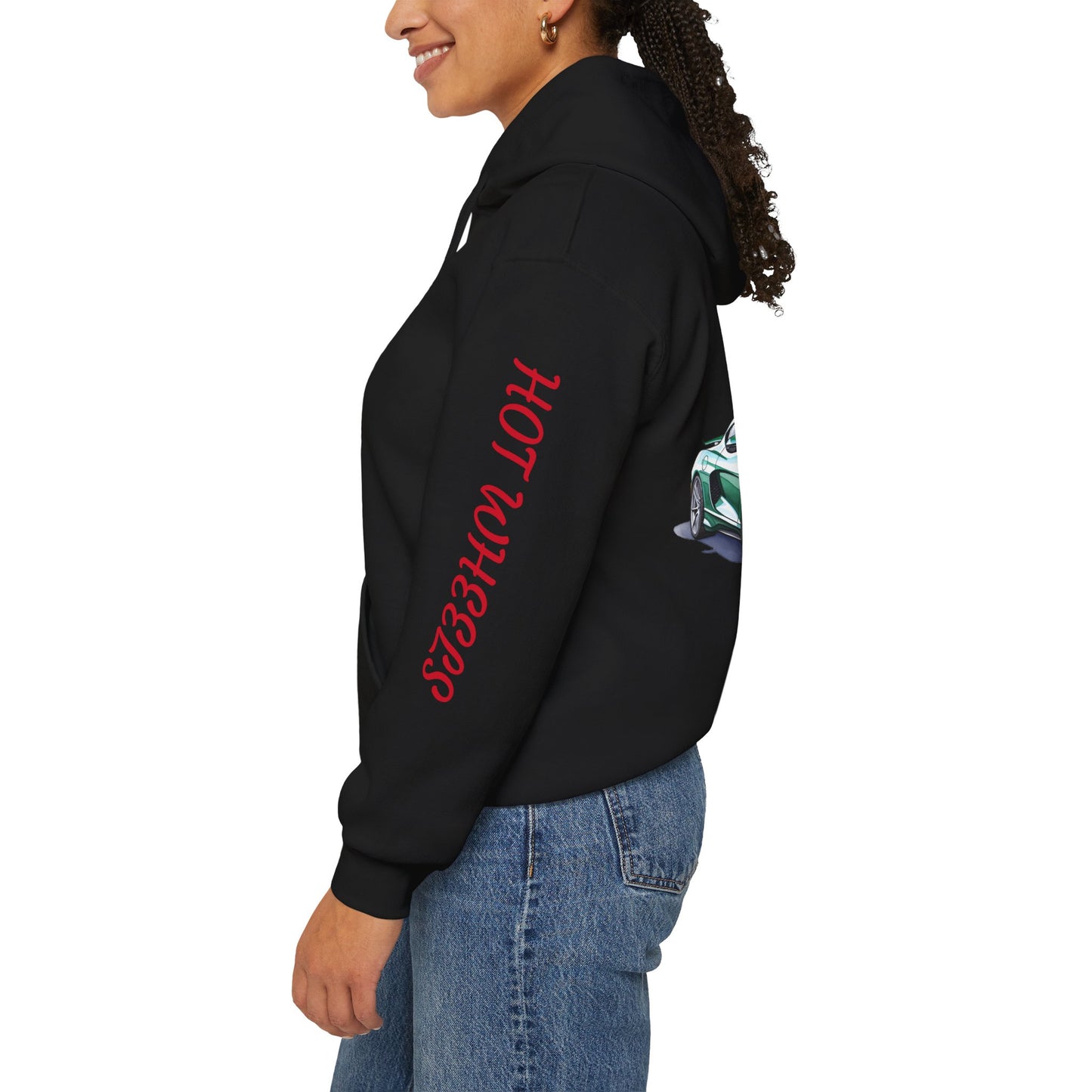 Princess Grace Hot Wheels Automotive Hoodie for Car Enthusiasts Unisex Heavy Blend Sweatshirt