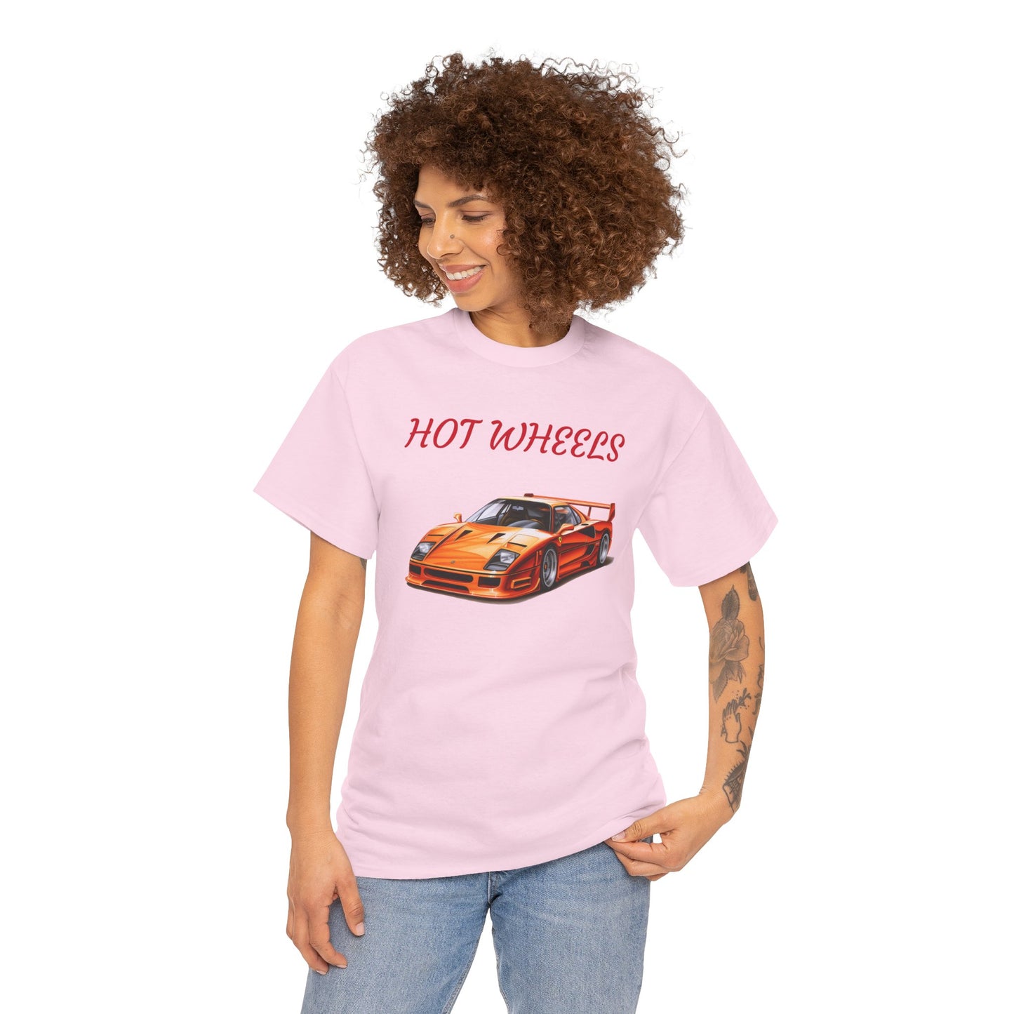 Princess Grace Hot Wheels Unisex Heavy Cotton Tee Perfect for Car Lovers and Racing Fans