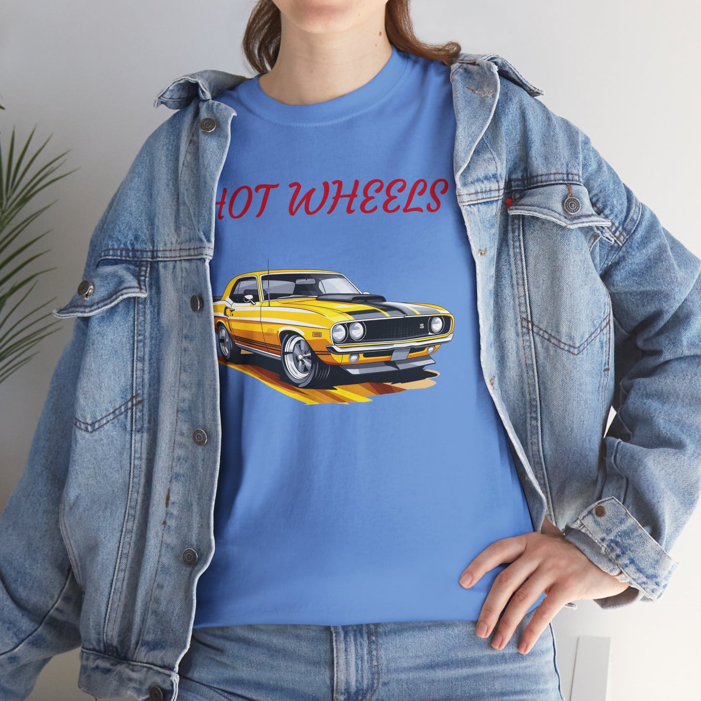 Princess Grace Vintage Hot Wheels Unisex Heavy Cotton Tee Classic Car Design