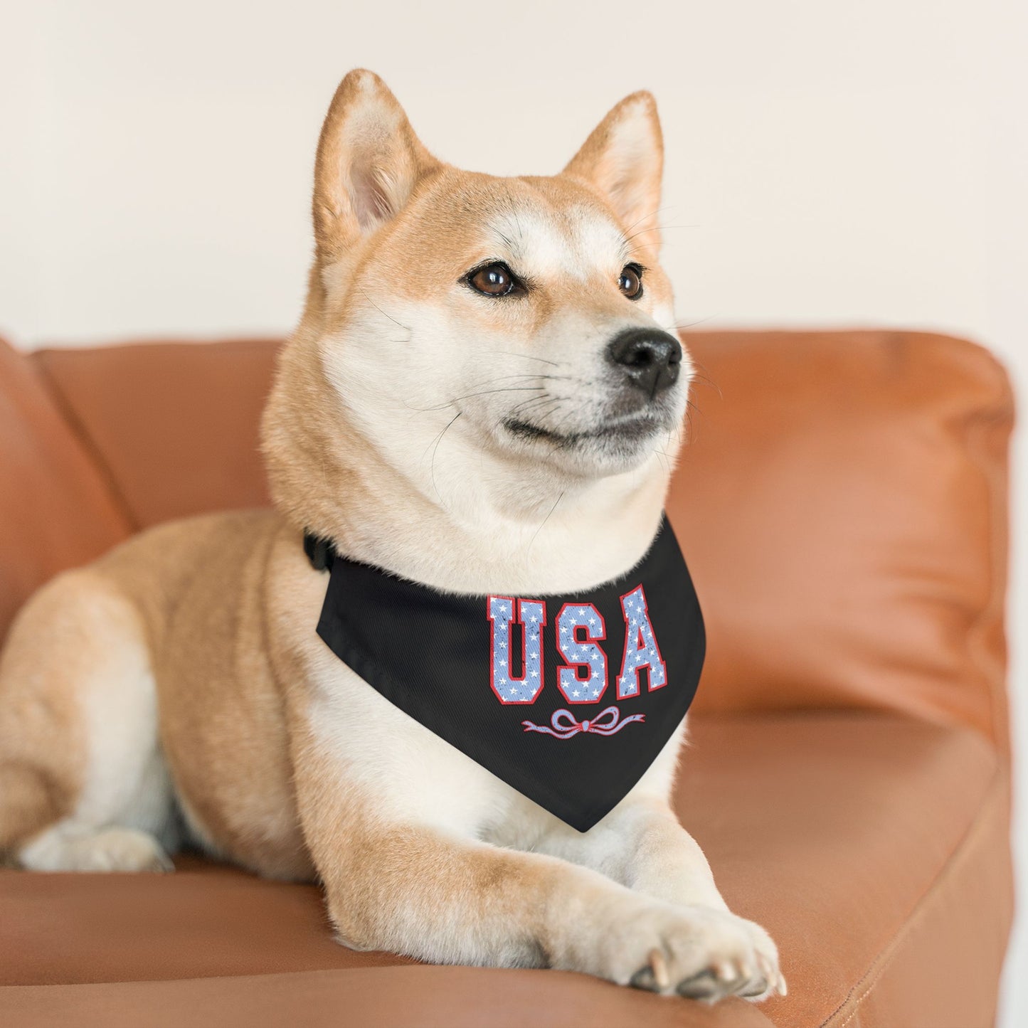 Princess Grace USA Pet Bandana Collar Patriotic Dog Accessory for Independence Day