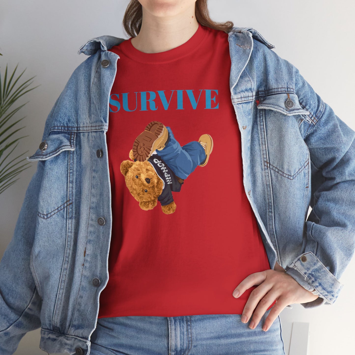 Princess Grace Survive Graphic Unisex Heavy Cotton Tee