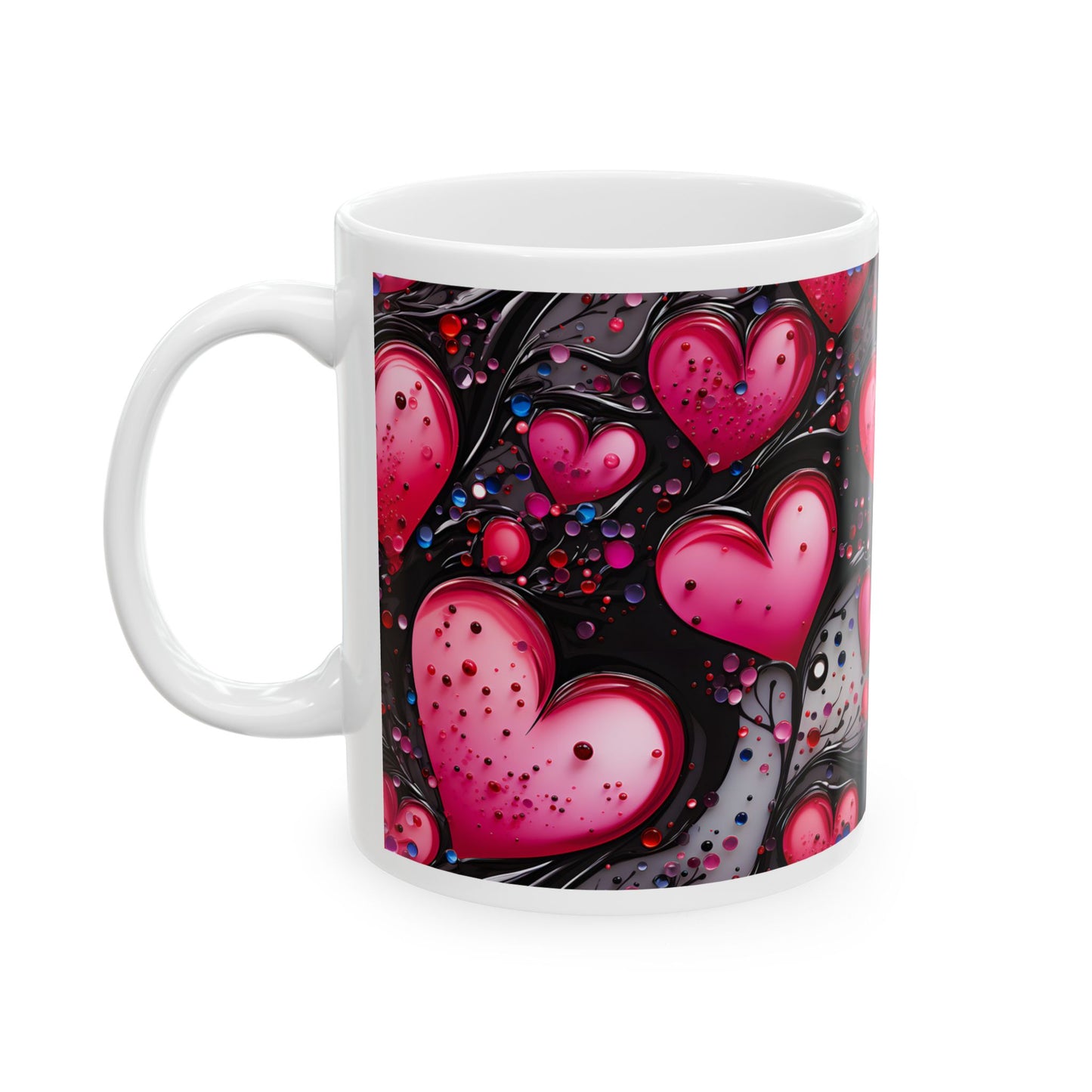Princess Grace Heartfelt Love Ceramic Mug Perfect Gift for Valentine's Day & Romantic Moments