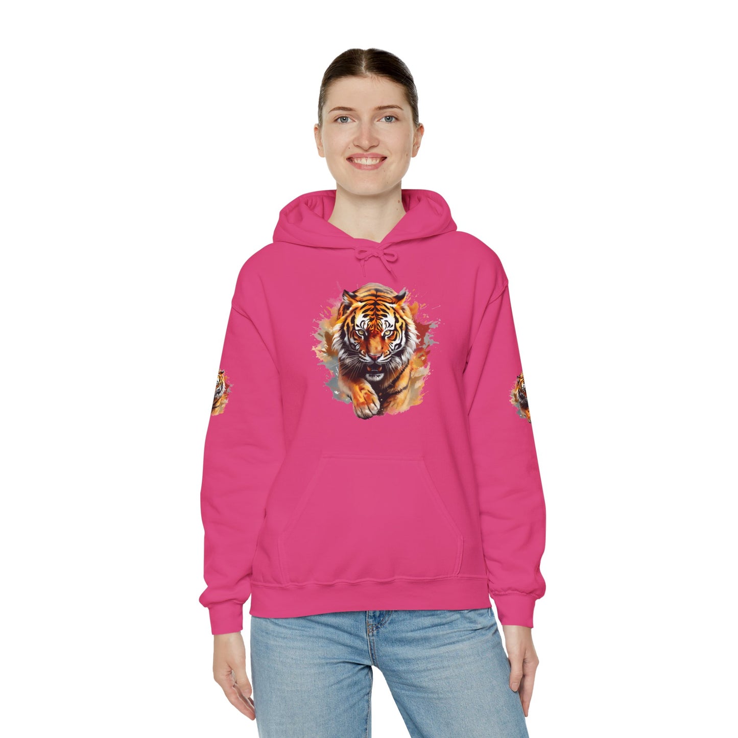 Princess Grace Fierce Tiger Graphic Unisex Heavy Blend Hoodie