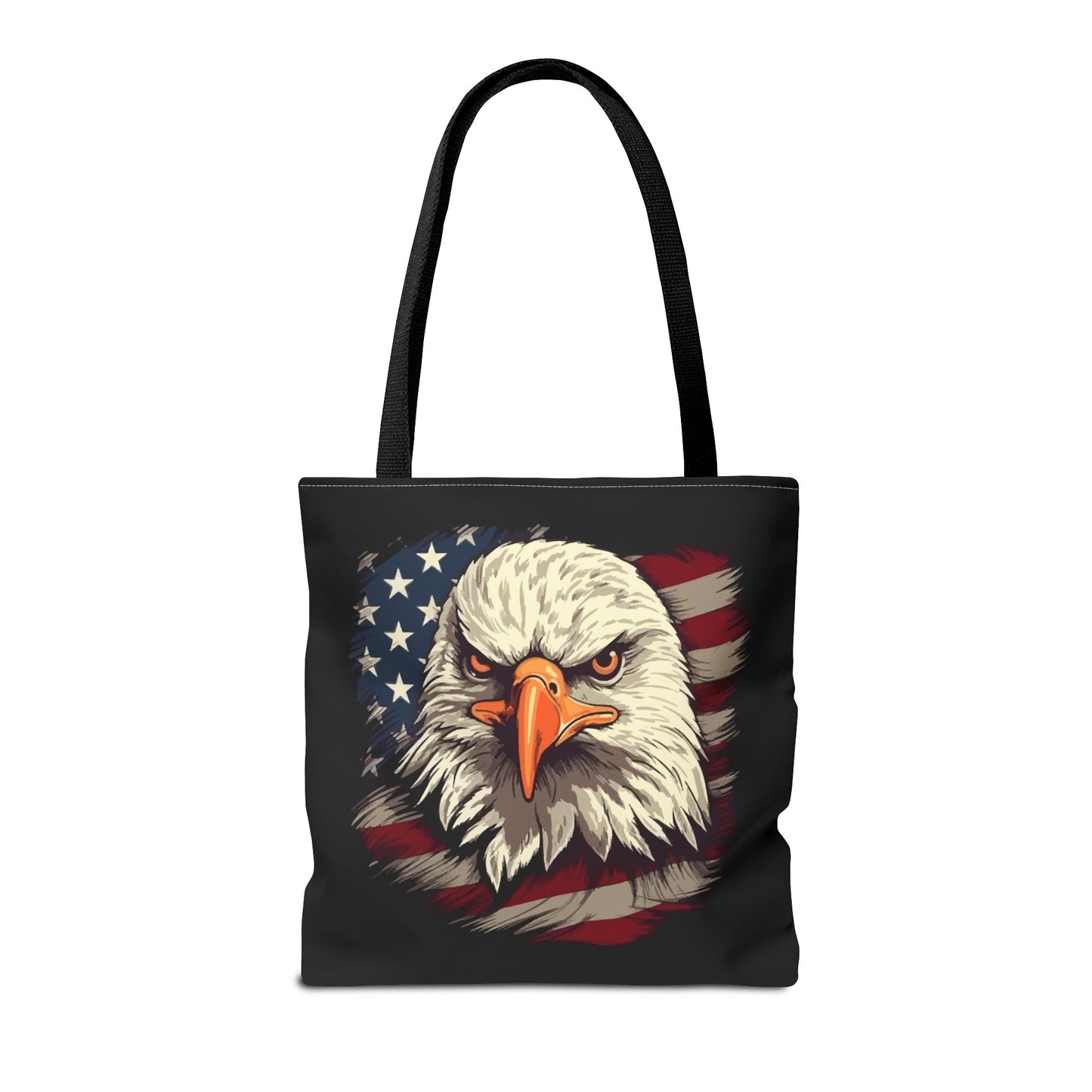 Princess Grace Patriotic Eagle Tote Bag American Flag Design
