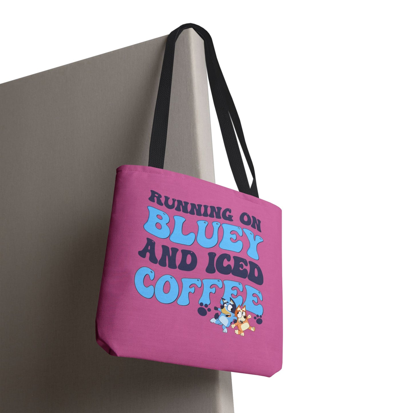 Princess Grace Cute Bluey Coffee Tote Bag Perfect for Dog Lovers & Coffee Enthusiasts