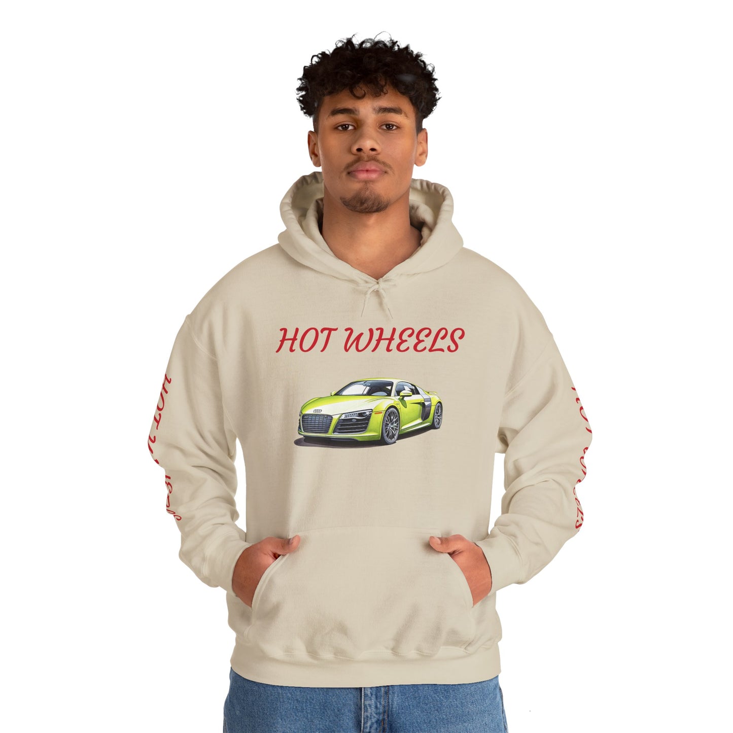 Princess Grace Hot Wheels Unisex Hooded Sweatshirt Cool Car Design for Auto Enthusiasts