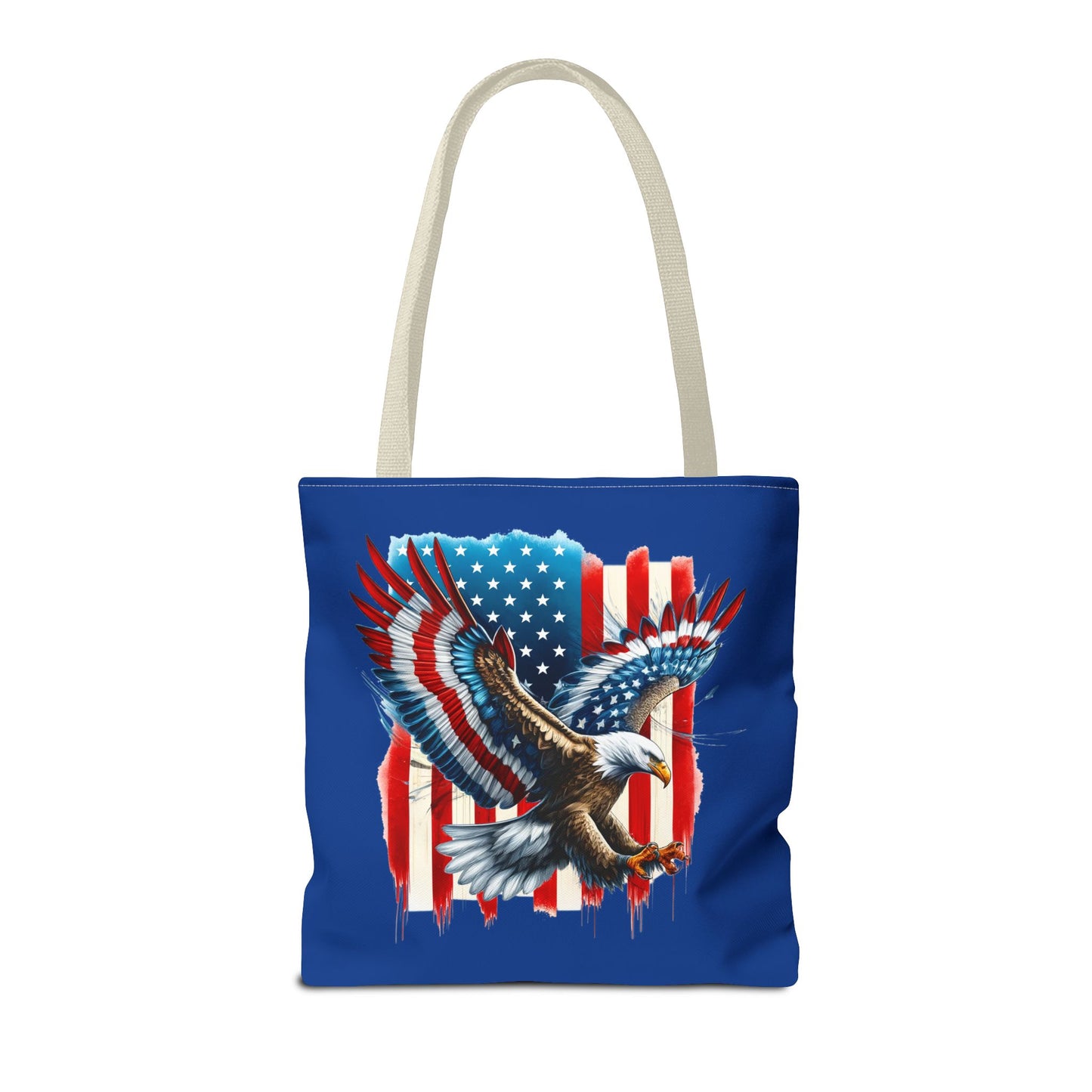 Princess Grace Patriotic Eagle Tote Bag American Flag Design