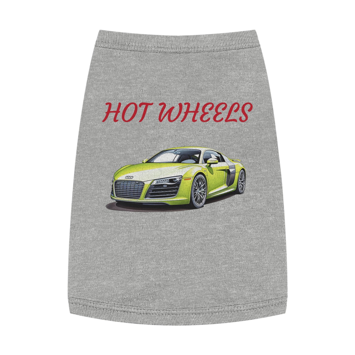 Princess Grace Hot Wheels Pet Tank Top Stylish Car Theme for Dog Lovers