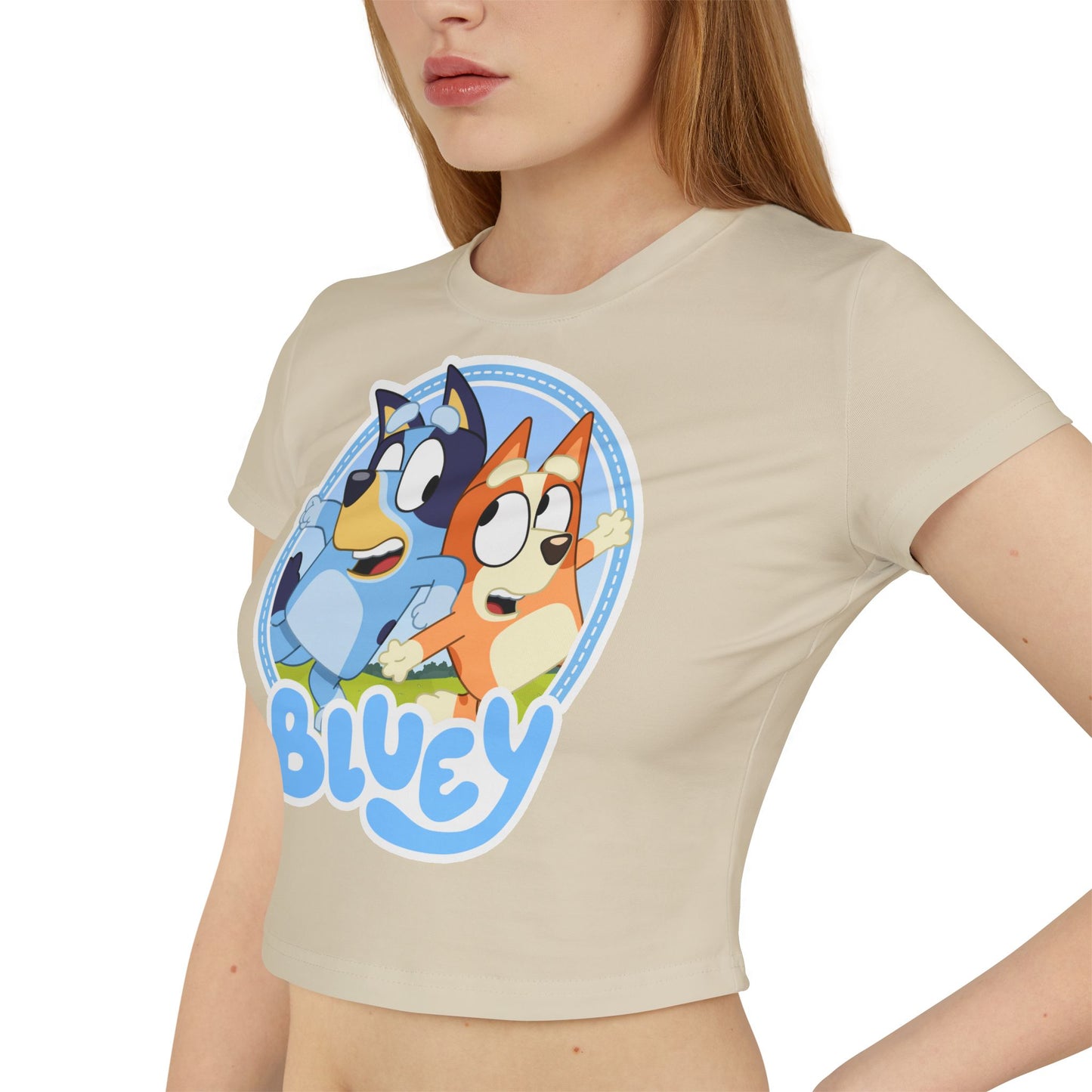 Princess Grace Bluey Cartoon Women's Baby Tee Fun & Playful Kids Apparel