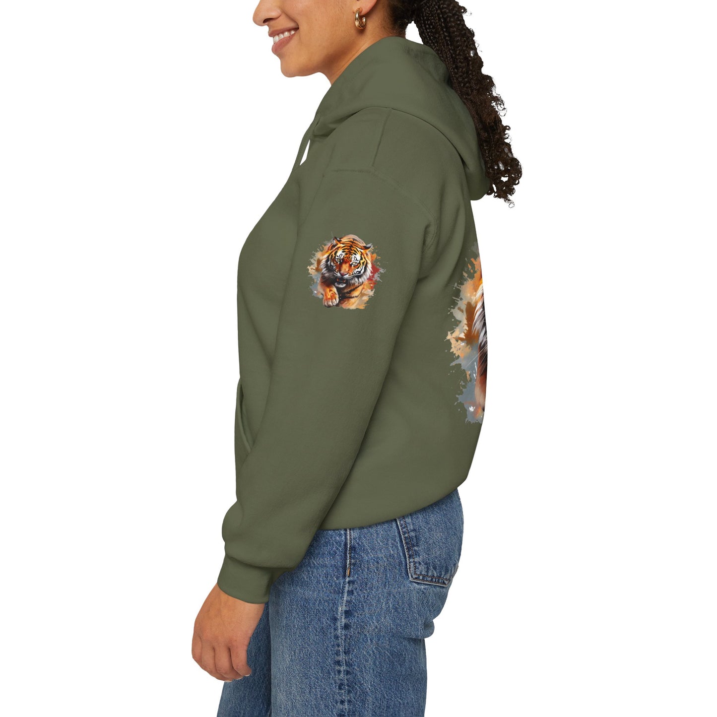 Princess Grace Survive Tiger Unisex Heavy Blend Hoodie Fierce & Inspirational Sweatshirt