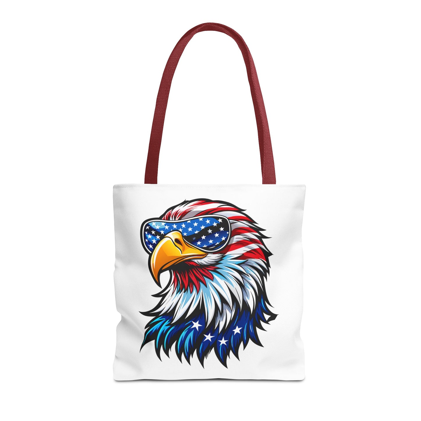 Princess Grace Patriotic Eagle Tote Bag Cool American Eagle Design for Fourth of July & Everyday Use