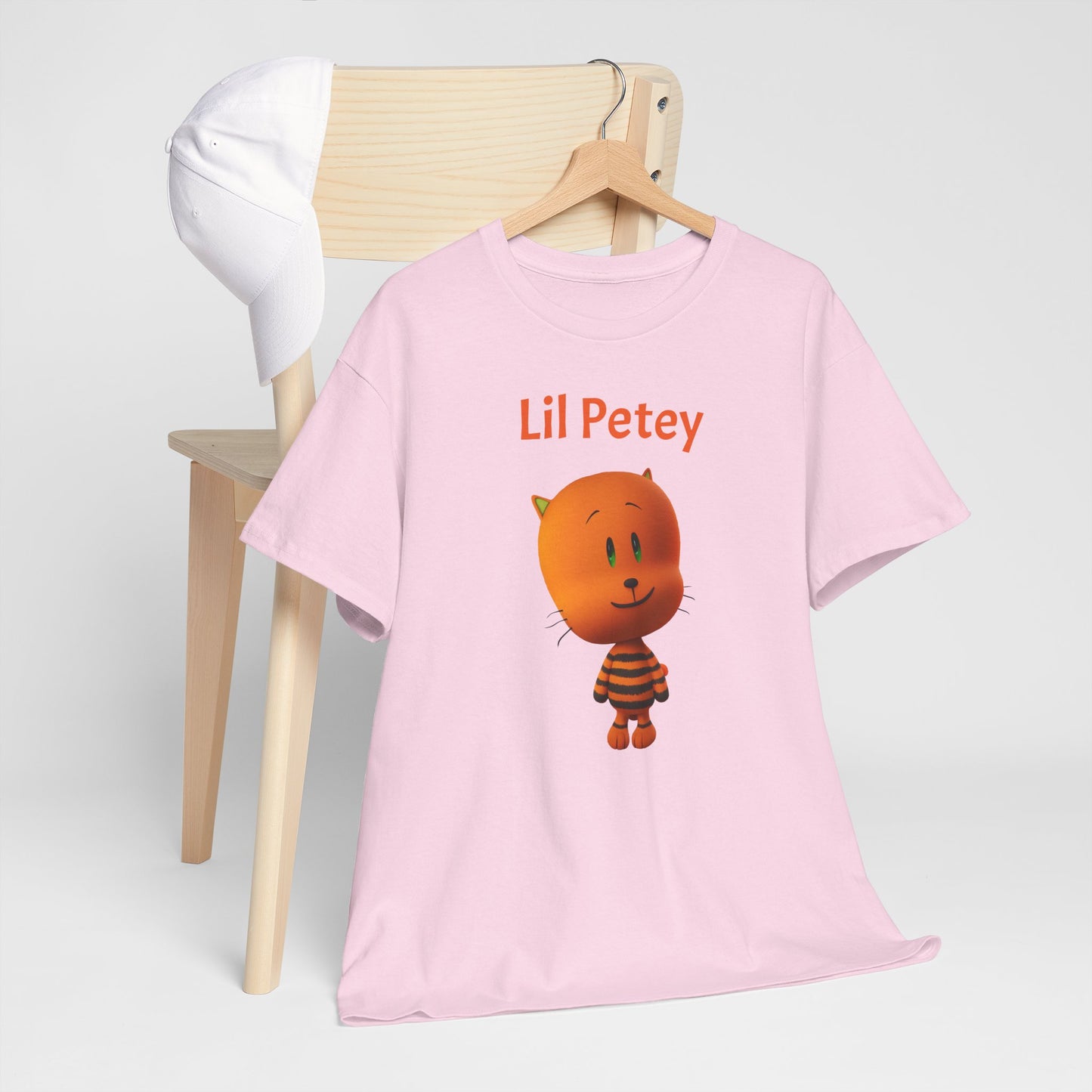 Princess Grace Lil Petey Unisex Heavy Cotton Tee Fun & Playful Cartoon T-Shirt for Kids and Adults