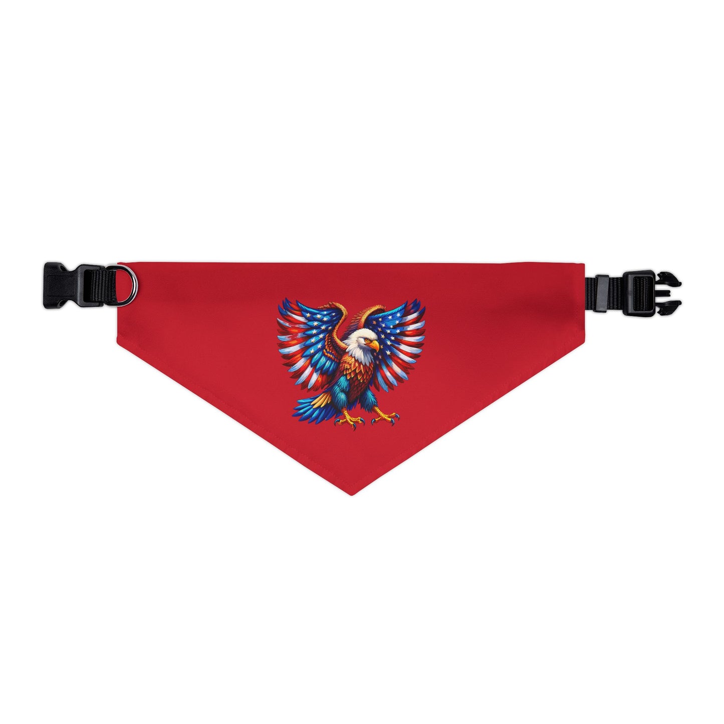 Princess Grace Patriotic Eagle Pet Bandana Collar Independence Day Dog Accessory