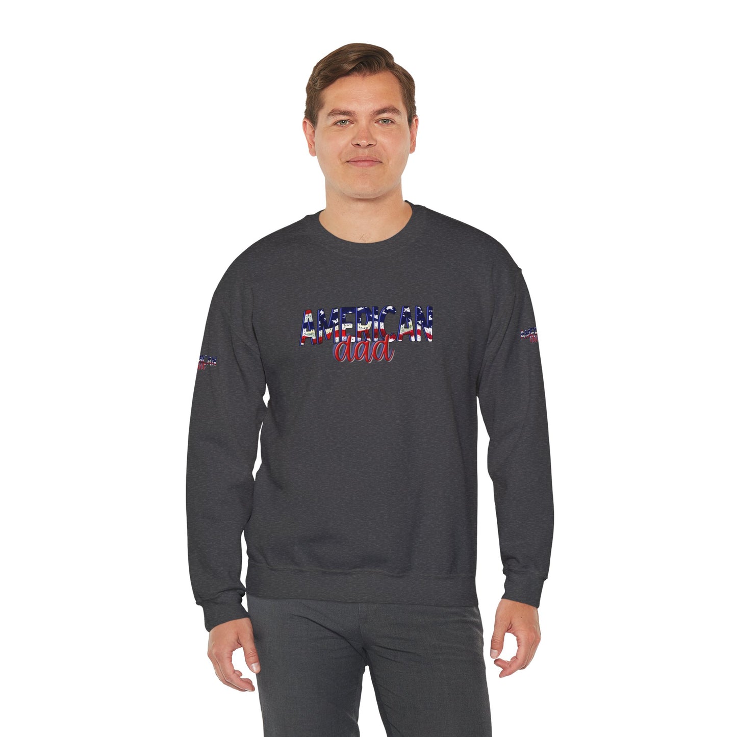 Princess Grace American Dad Unisex Crewneck Sweatshirt Patriotic Gift for Father's Day