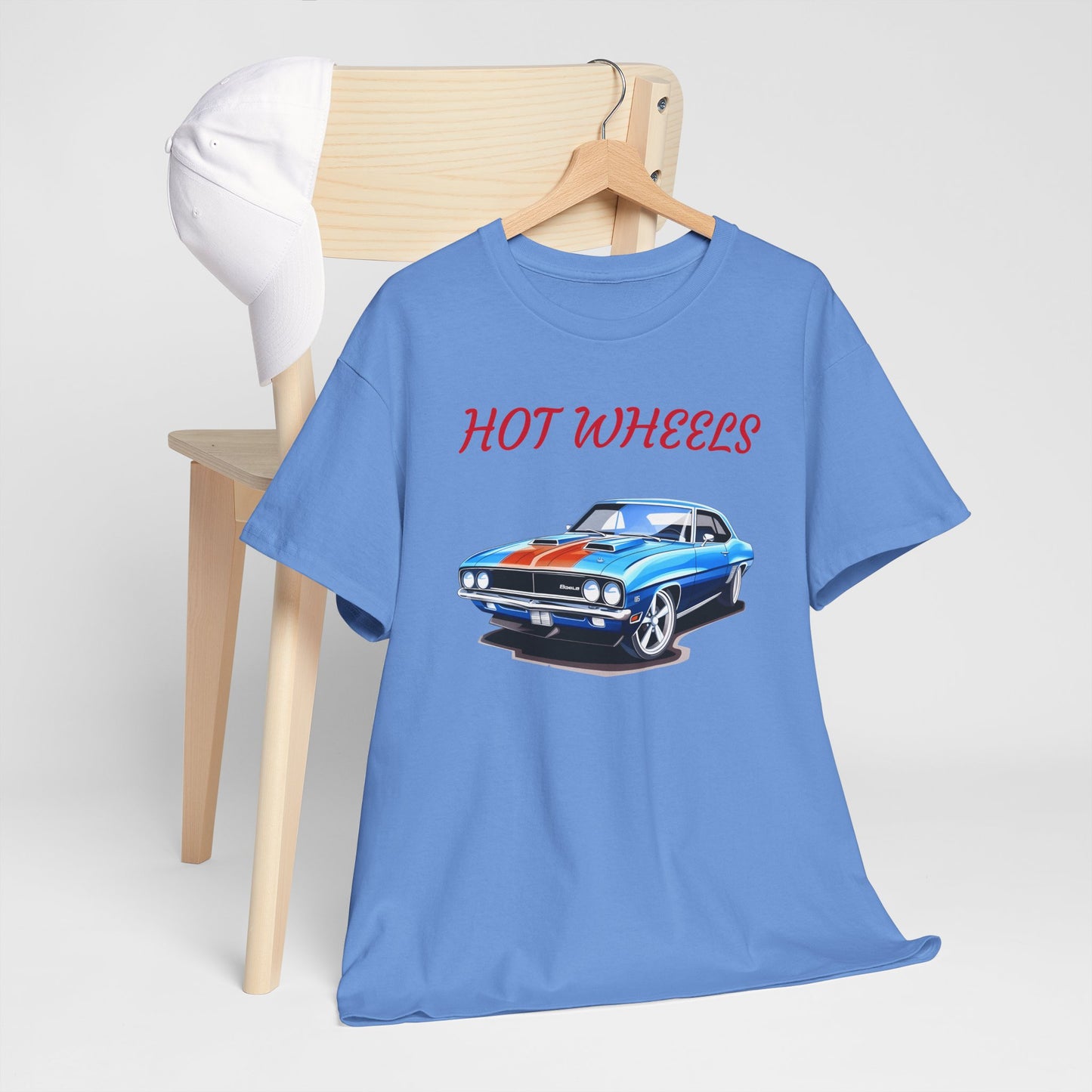 Princess Grace Hot Wheels Unisex Heavy Cotton Tee Classic Car Graphic Tee for Auto Enthusiasts