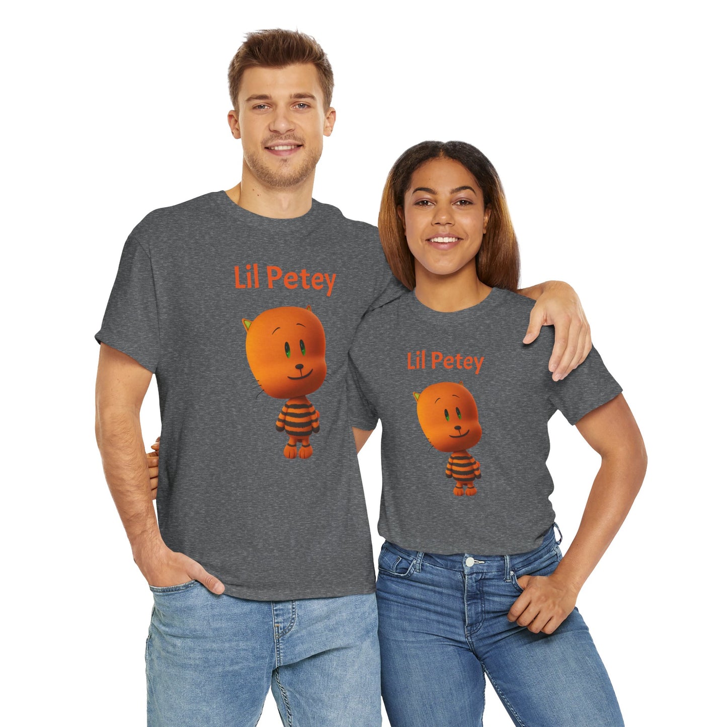 Princess Grace Lil Petey Unisex Heavy Cotton Tee Fun & Playful Cartoon T-Shirt for Kids and Adults