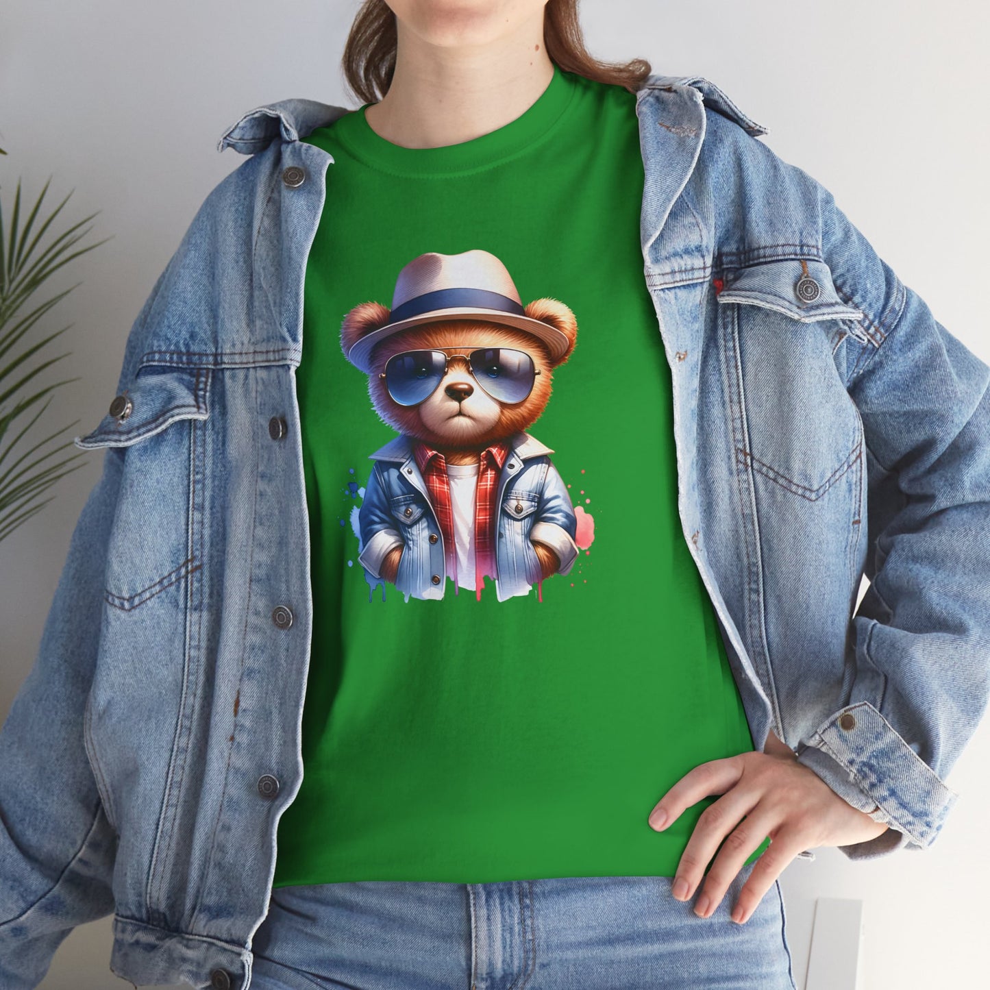 Princess Grace Cool Bear Graphic Unisex Heavy Cotton Tee