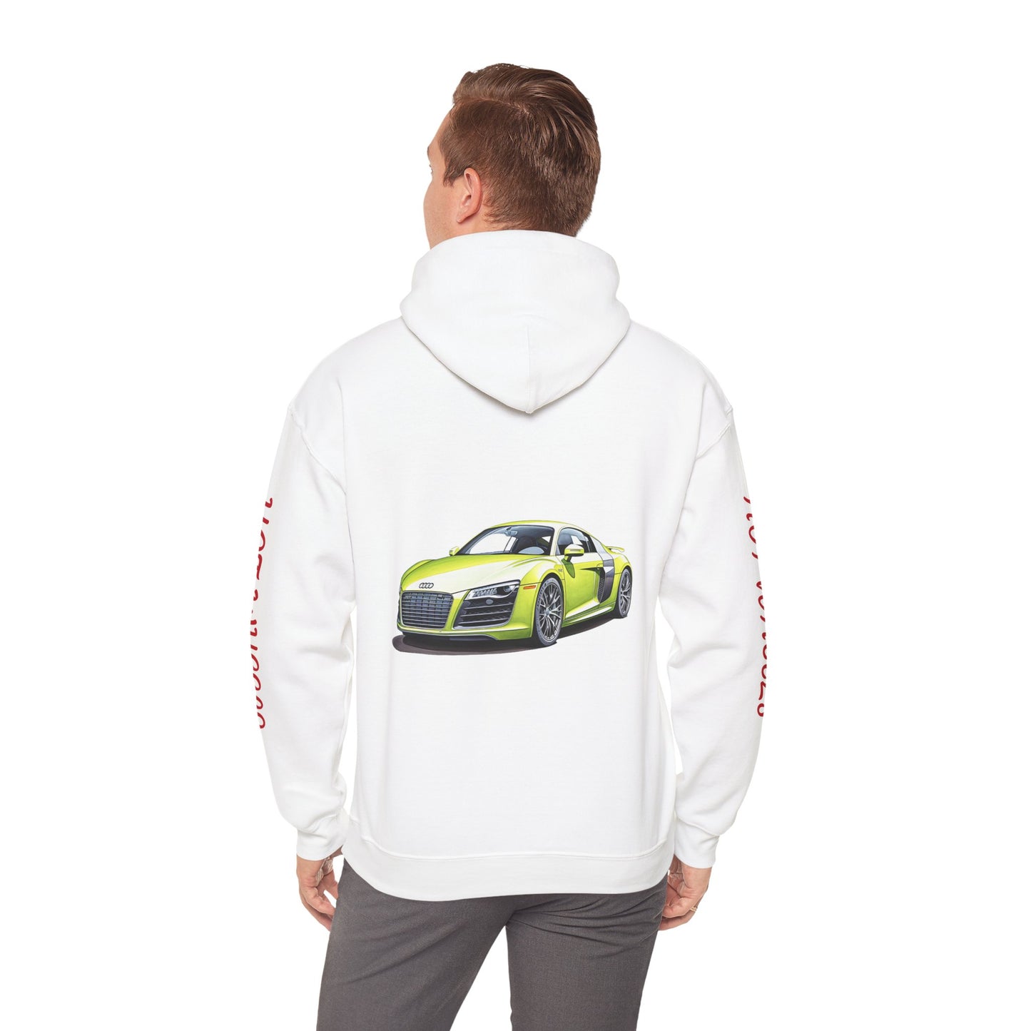 Princess Grace Hot Wheels Unisex Hooded Sweatshirt Cool Car Design for Auto Enthusiasts