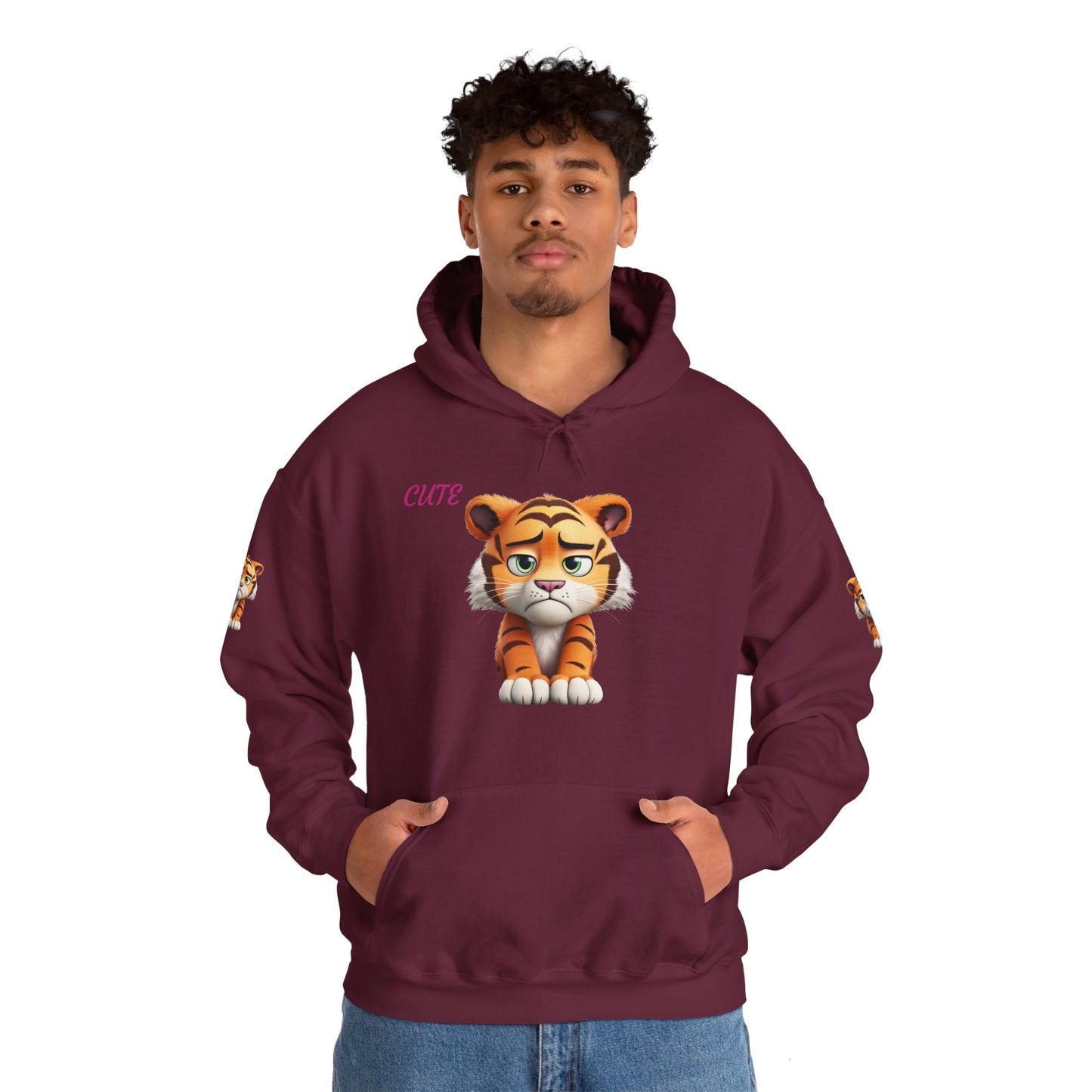 Princess Grace Cute Tiger Graphic Unisex Hoodie