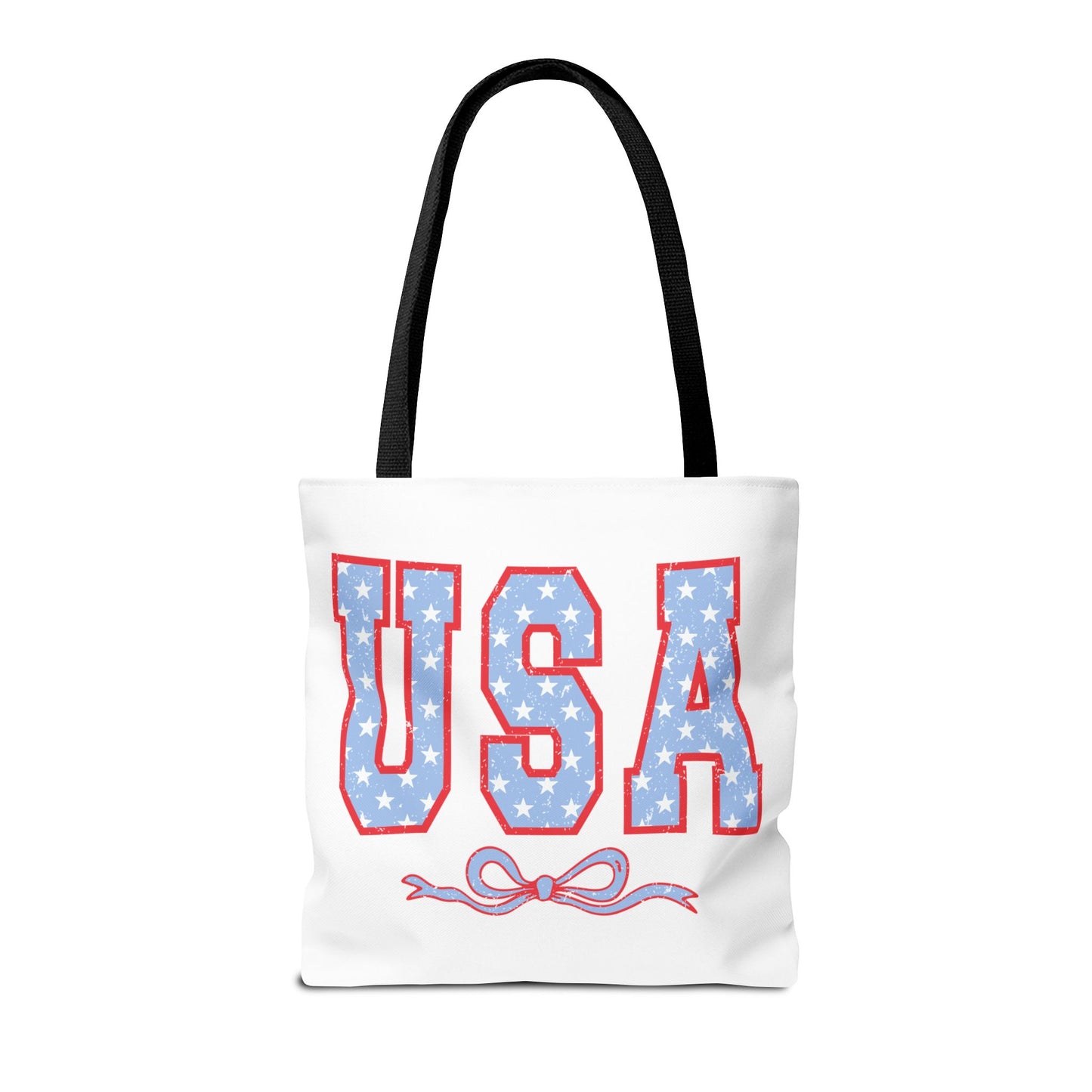 Princess Grace USA Stars and Stripes Tote Bag Perfect for Independence Day Celebrations
