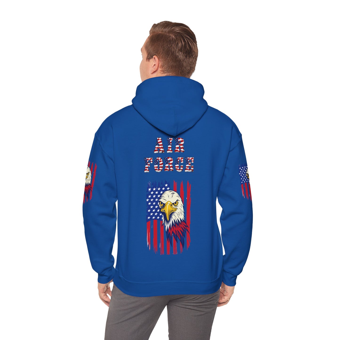 Princess Grace Unisex Air Force Hoodie with Eagle Design