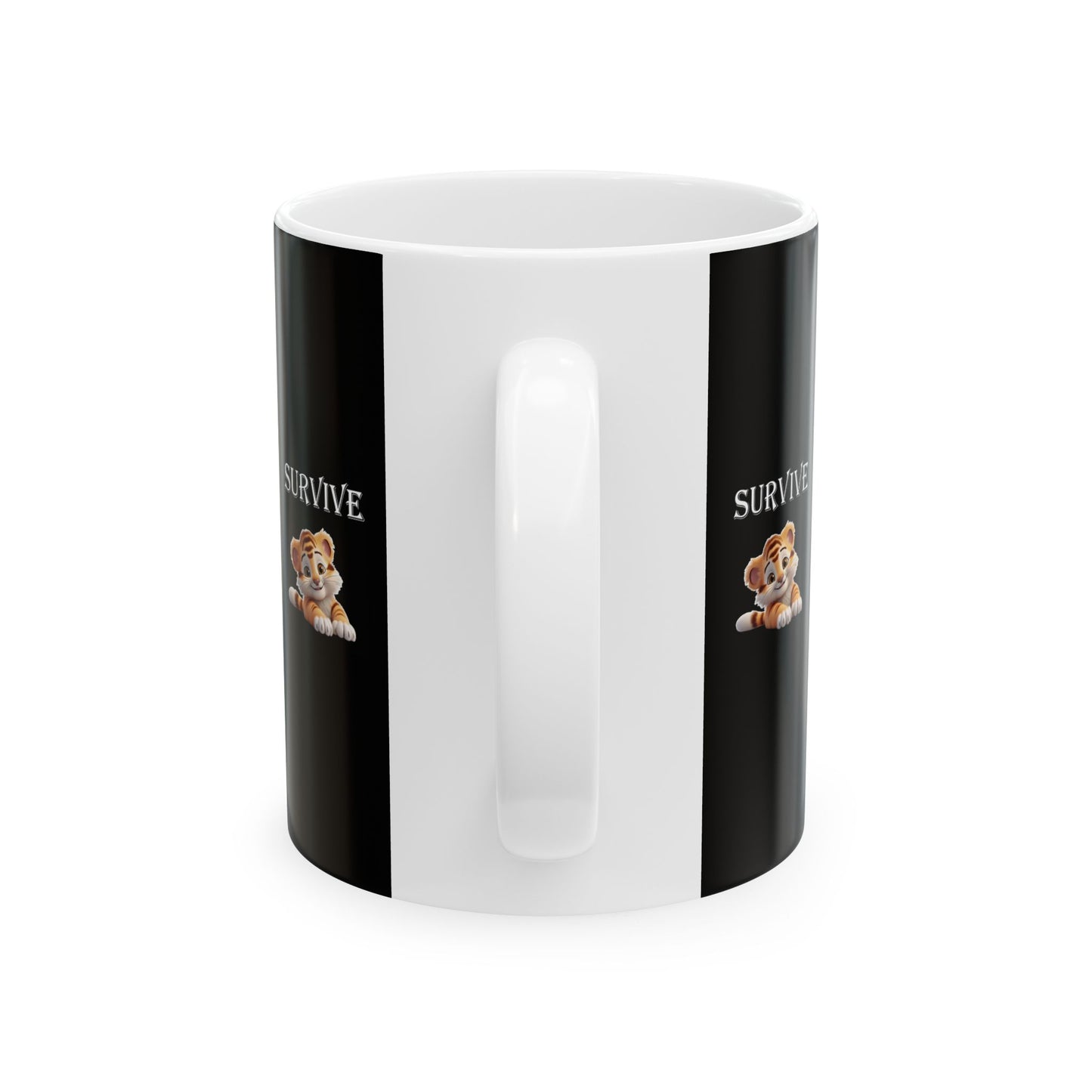 Pricess Grace Survive Cute Tiger Ceramic Mug 11oz 15oz